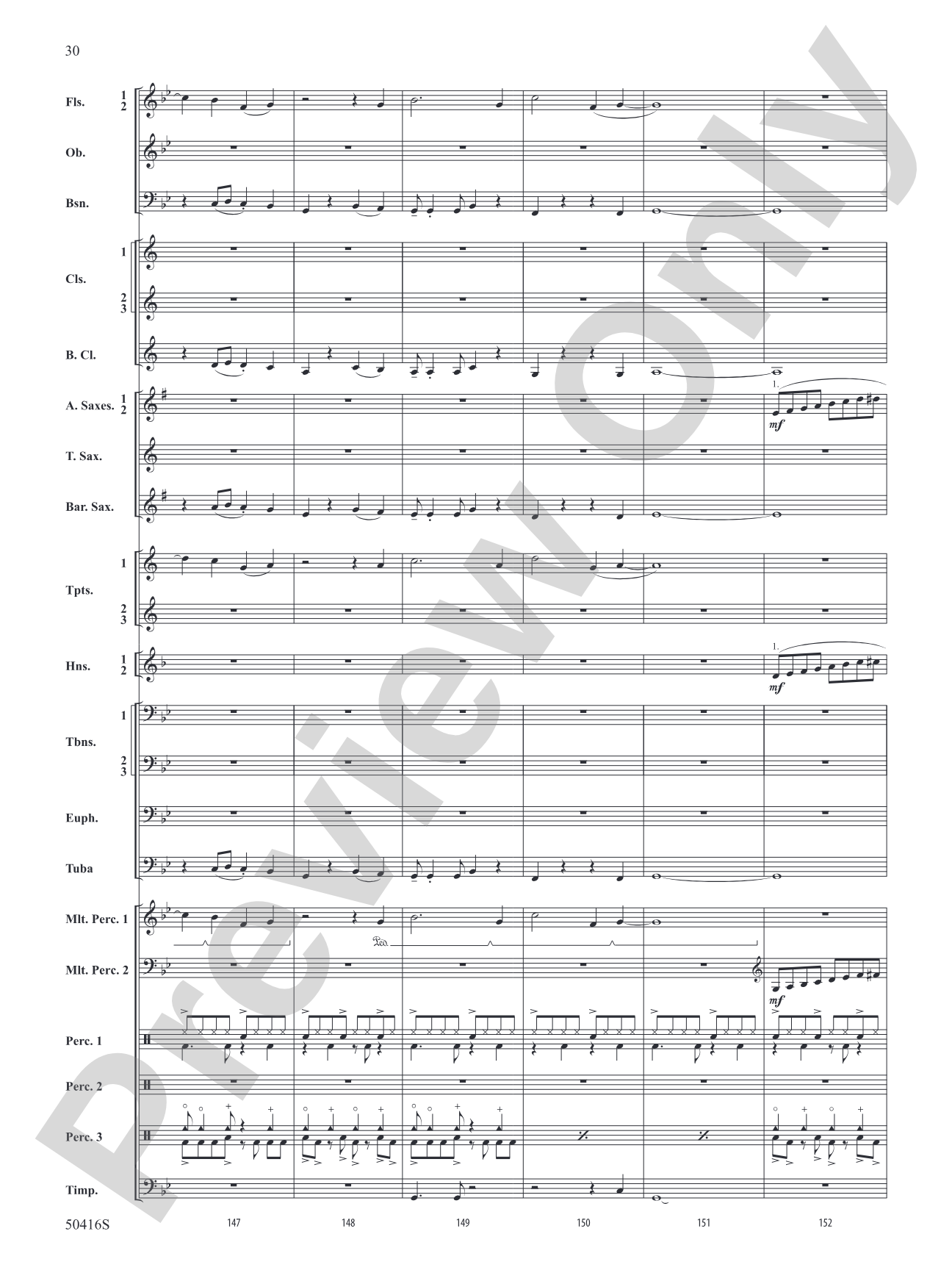 Heist: Concert Band Conductor Score & Parts