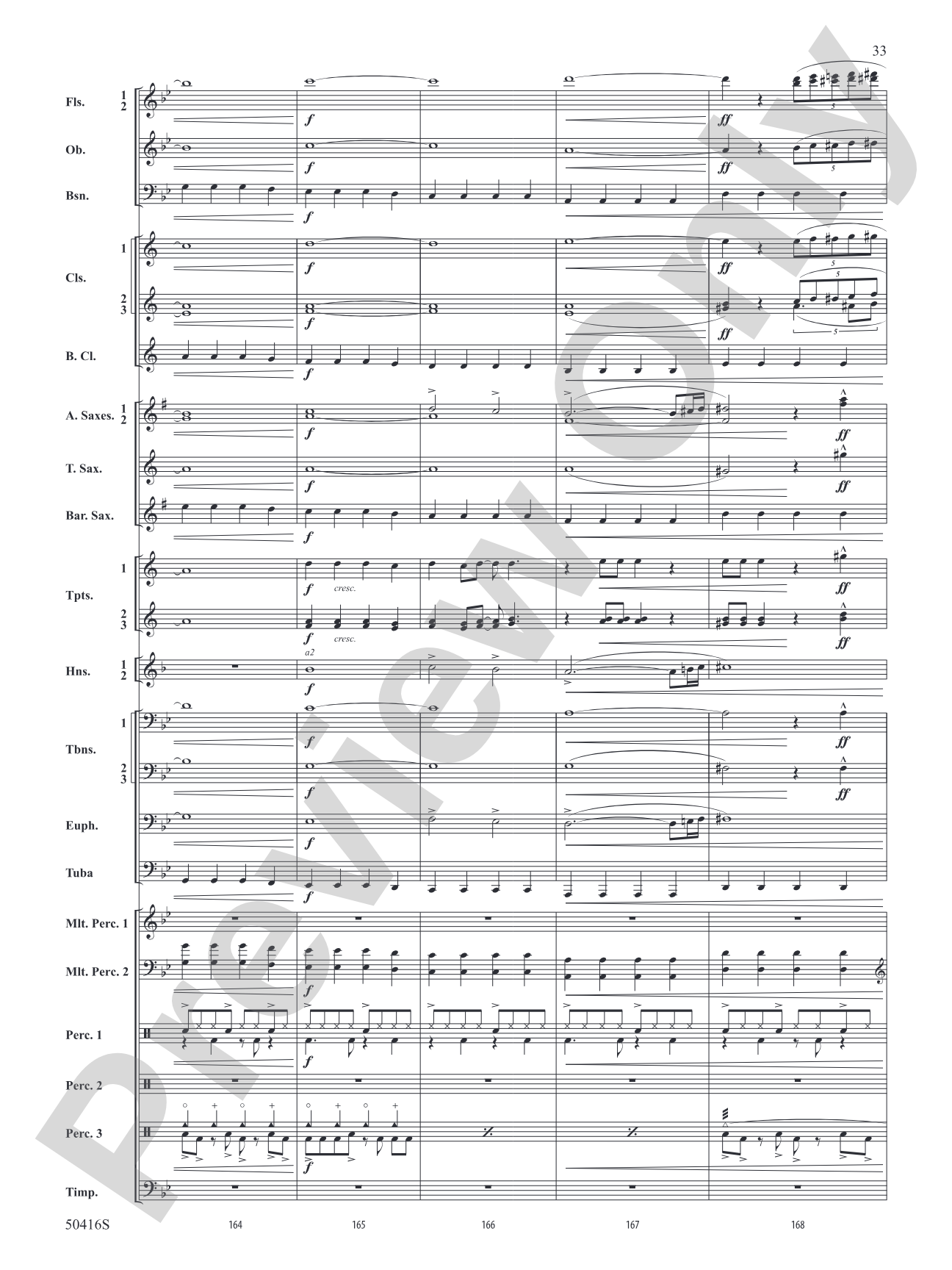 Heist: Concert Band Conductor Score & Parts
