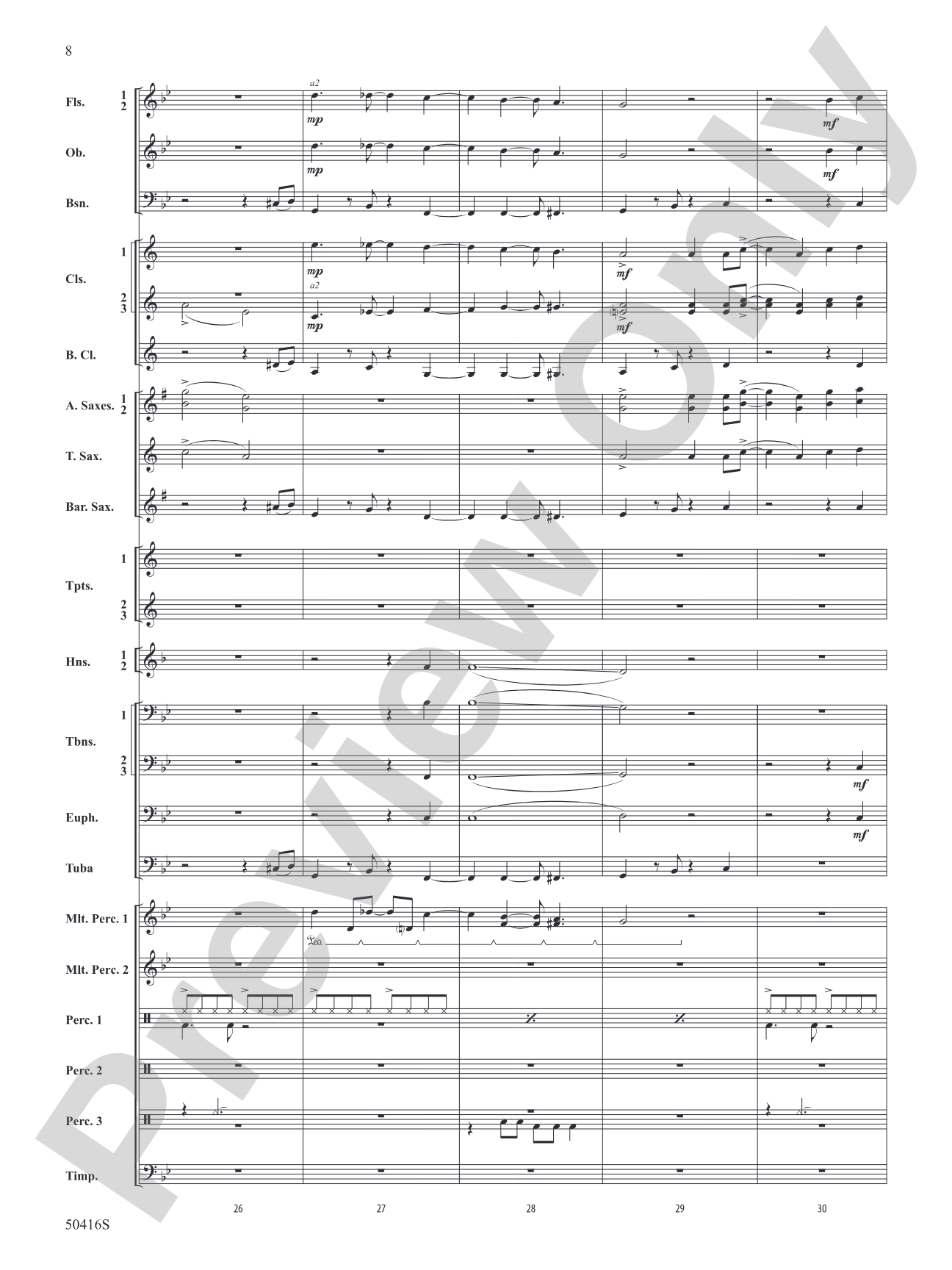 Heist: Concert Band Conductor Score & Parts