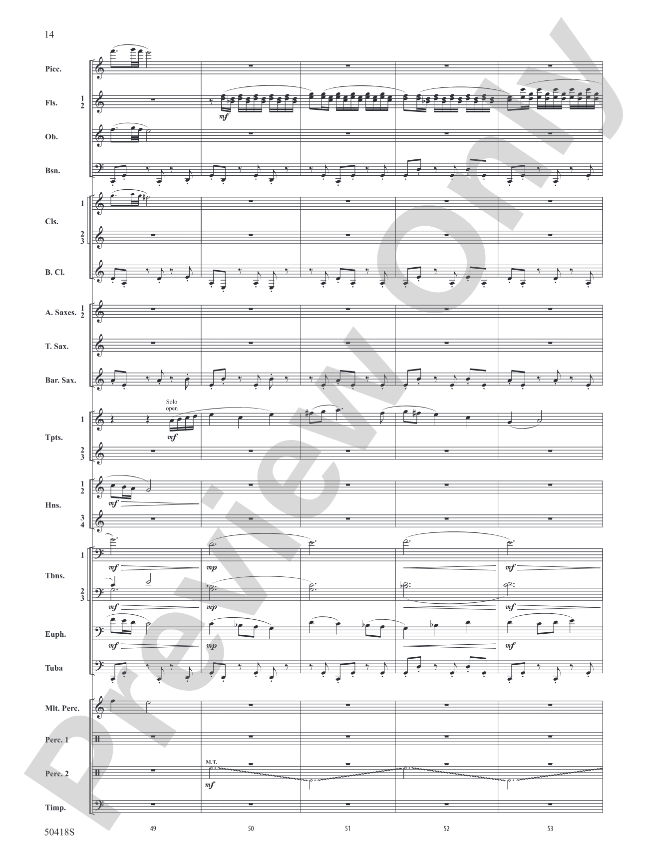 Wolf Moon: Concert Band Conductor Score & Parts