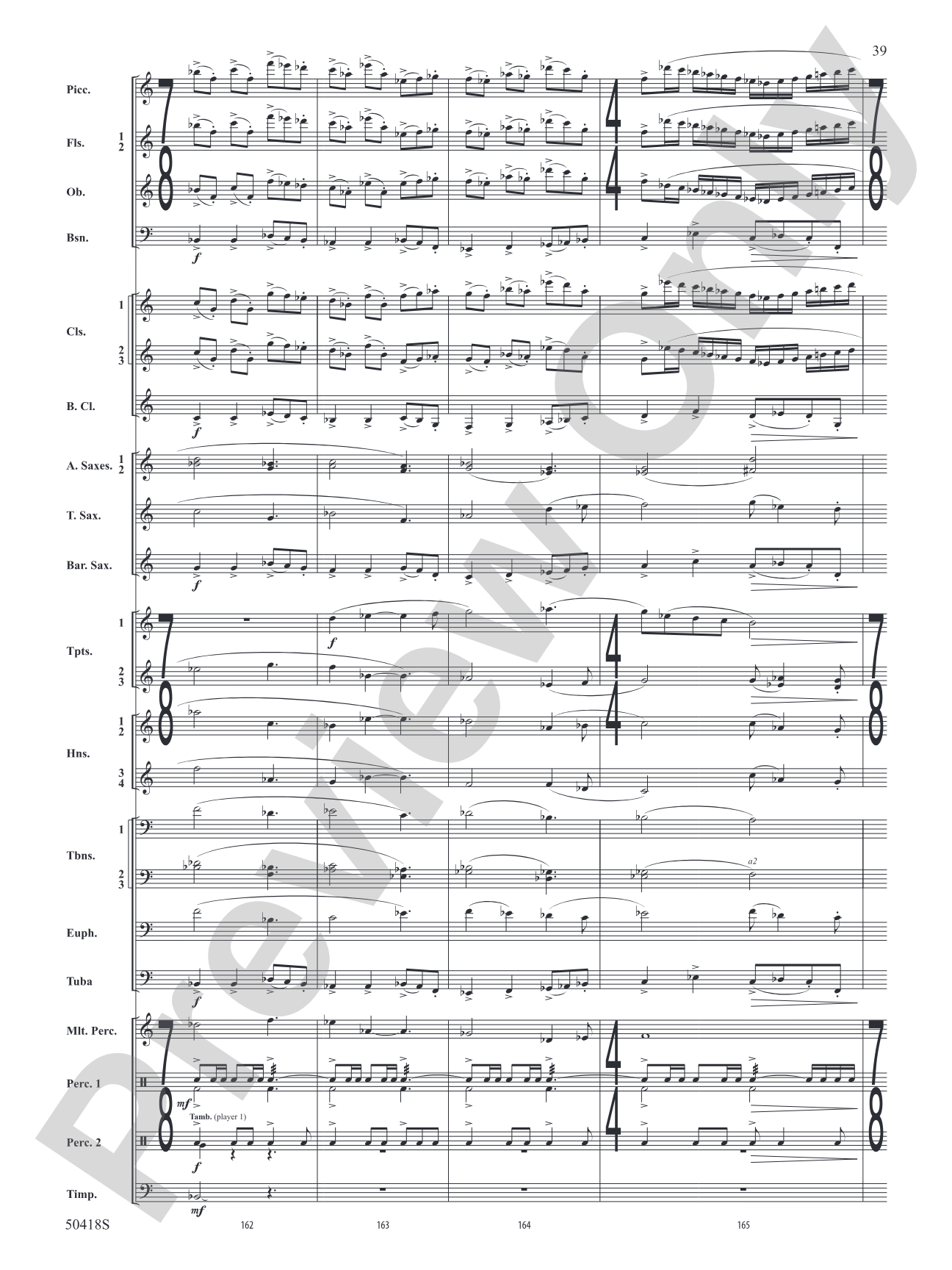 Wolf Moon: Concert Band Conductor Score & Parts