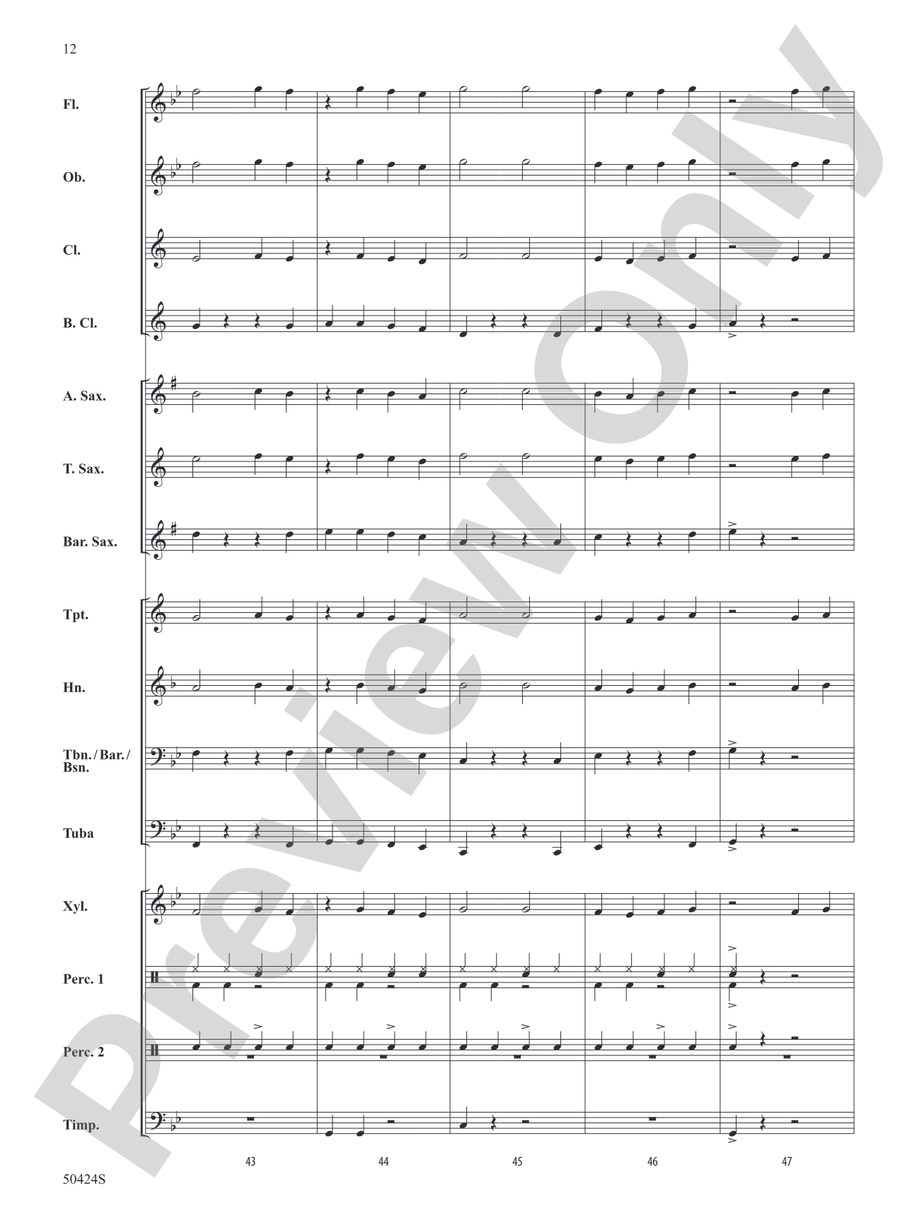The Renegade: Concert Band Conductor Score & Parts