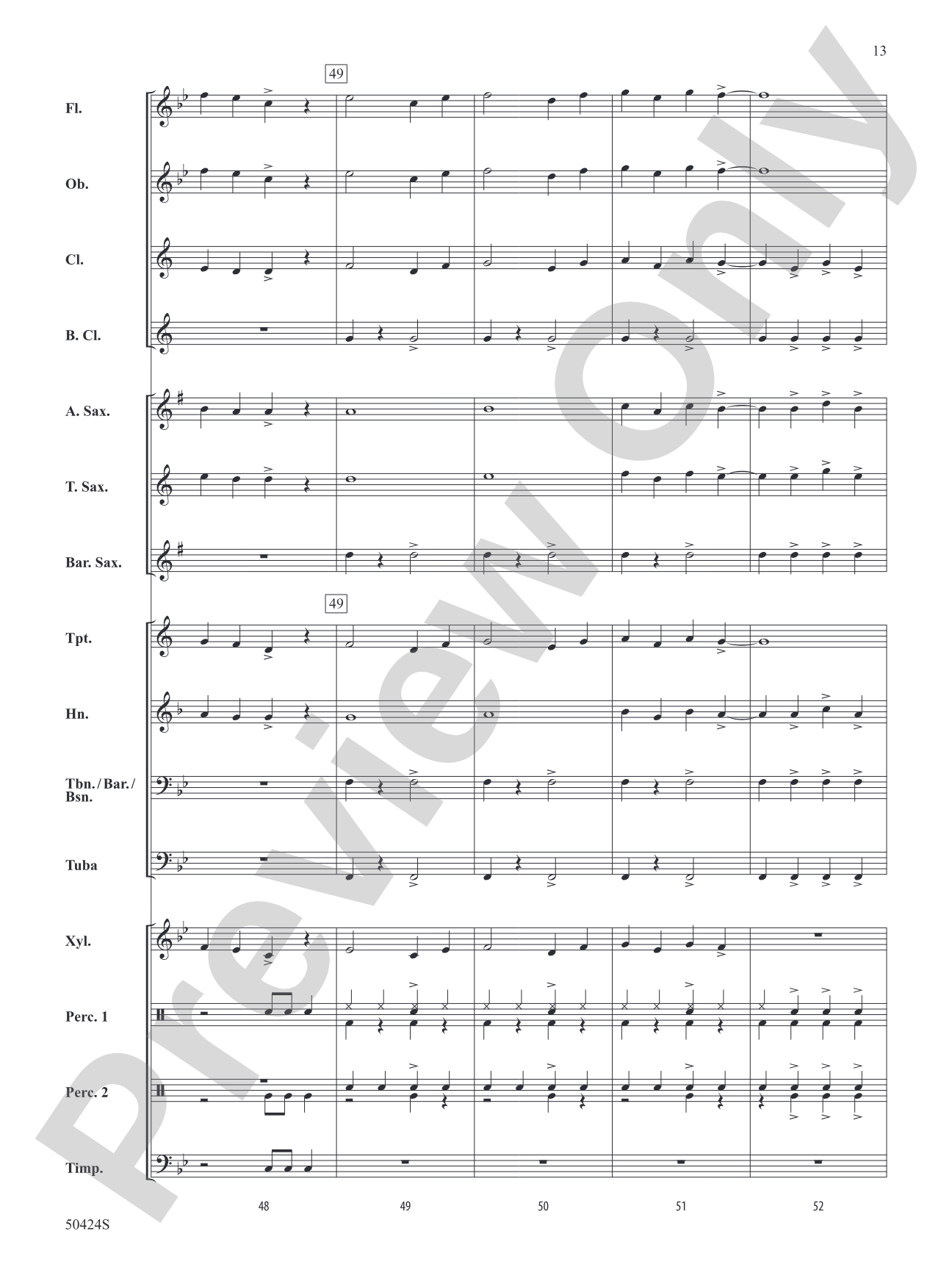 The Renegade: Concert Band Conductor Score & Parts