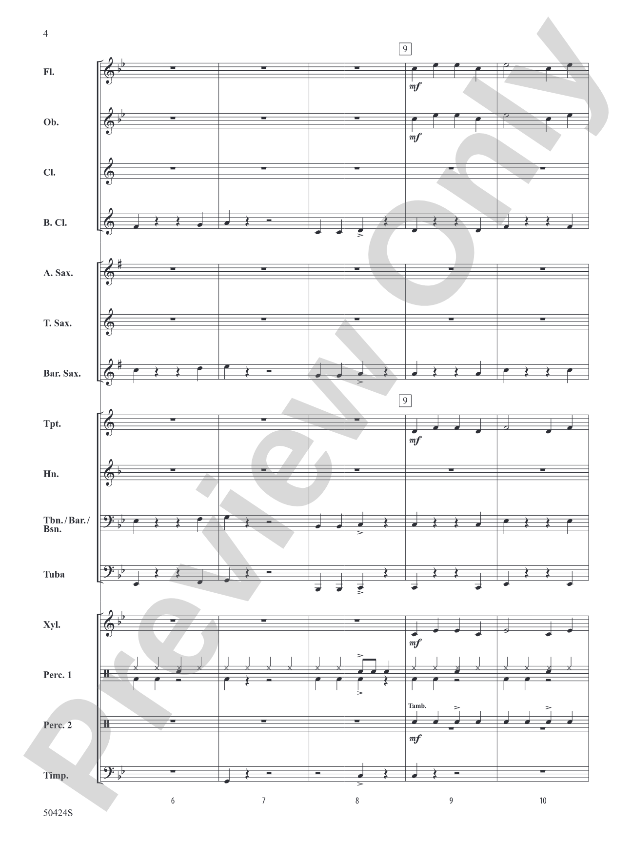 The Renegade: Concert Band Conductor Score & Parts