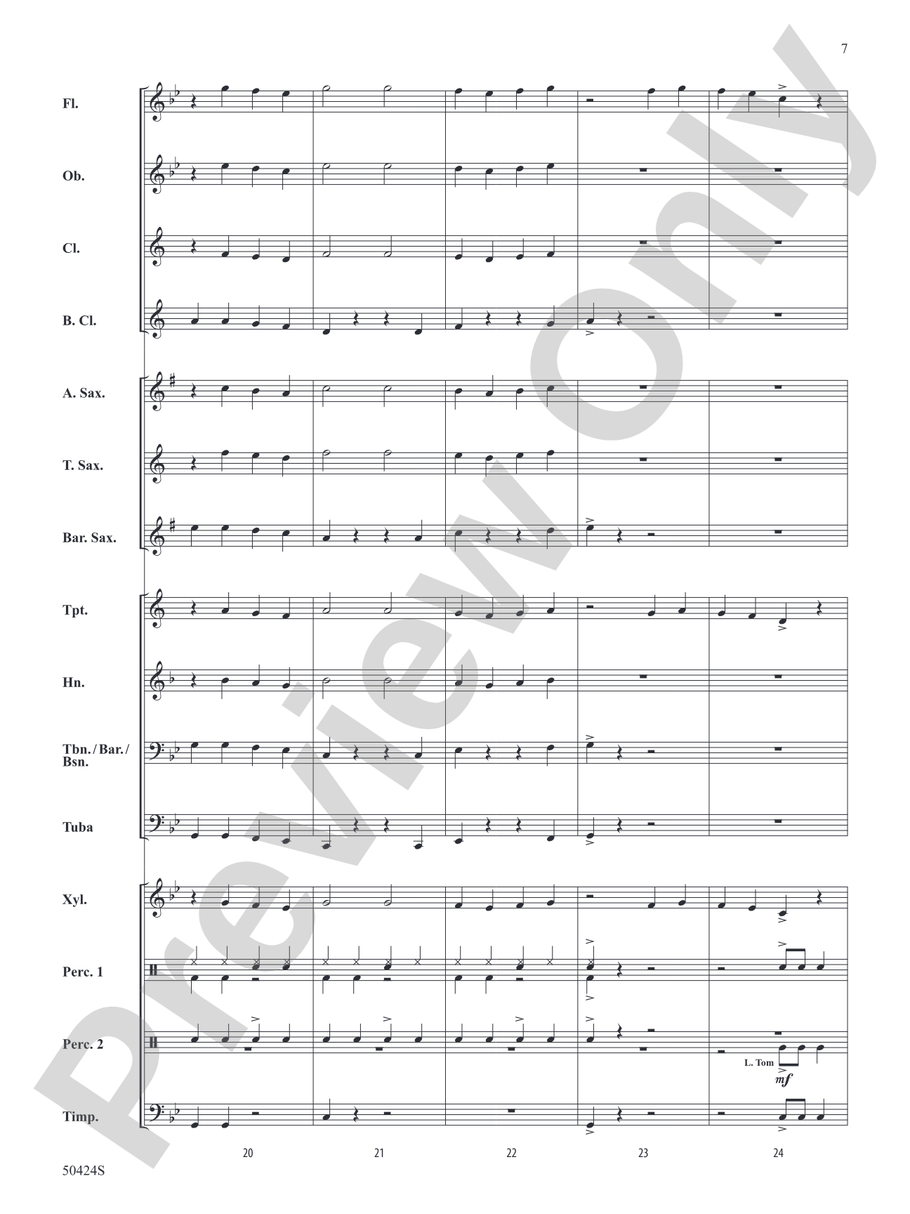 The Renegade: Concert Band Conductor Score & Parts