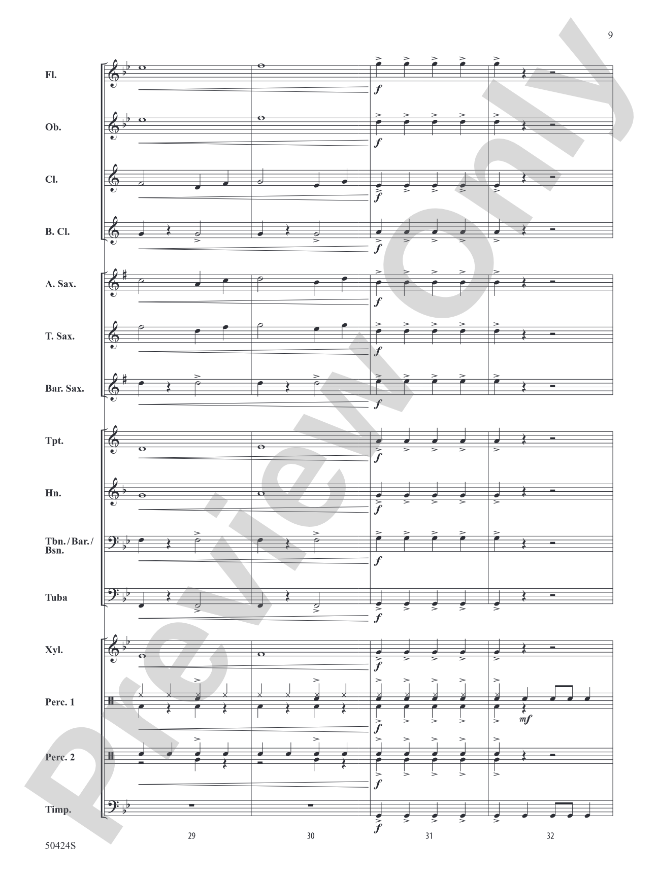 The Renegade: Concert Band Conductor Score & Parts
