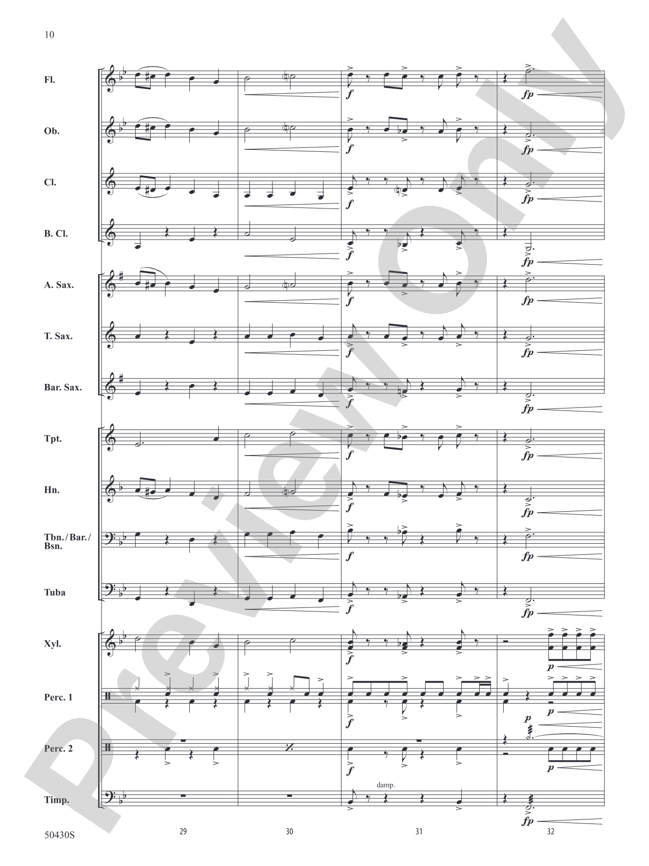 New Voyage: Concert Band Conductor Score & Parts