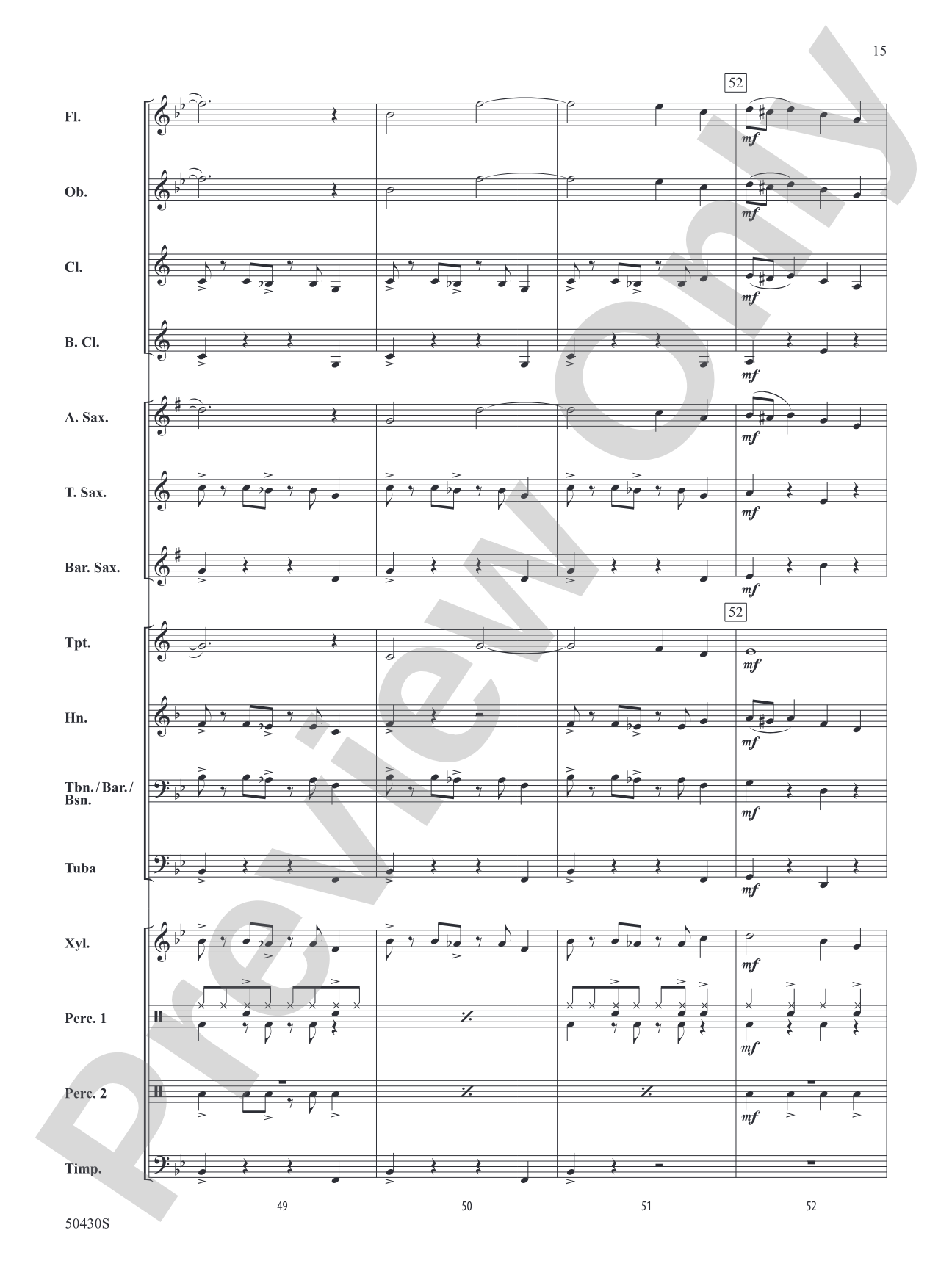 New Voyage: Concert Band Conductor Score & Parts