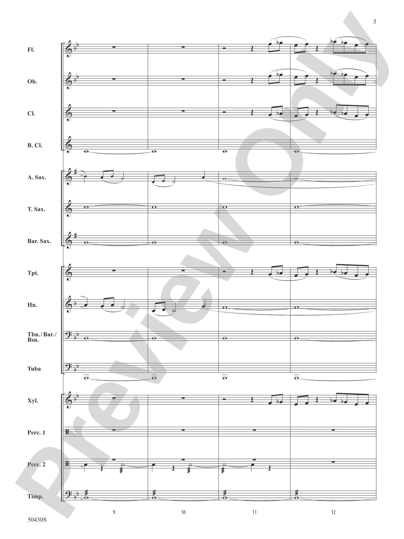 New Voyage: Concert Band Conductor Score & Parts