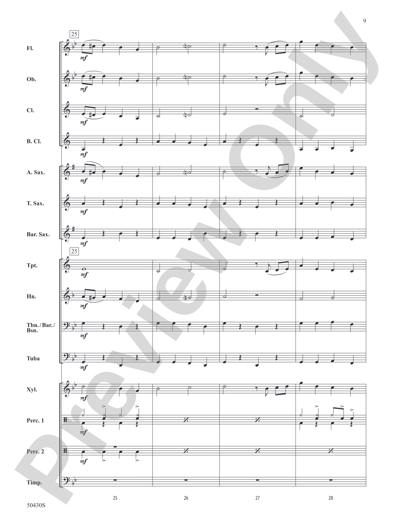 New Voyage: Concert Band Conductor Score & Parts