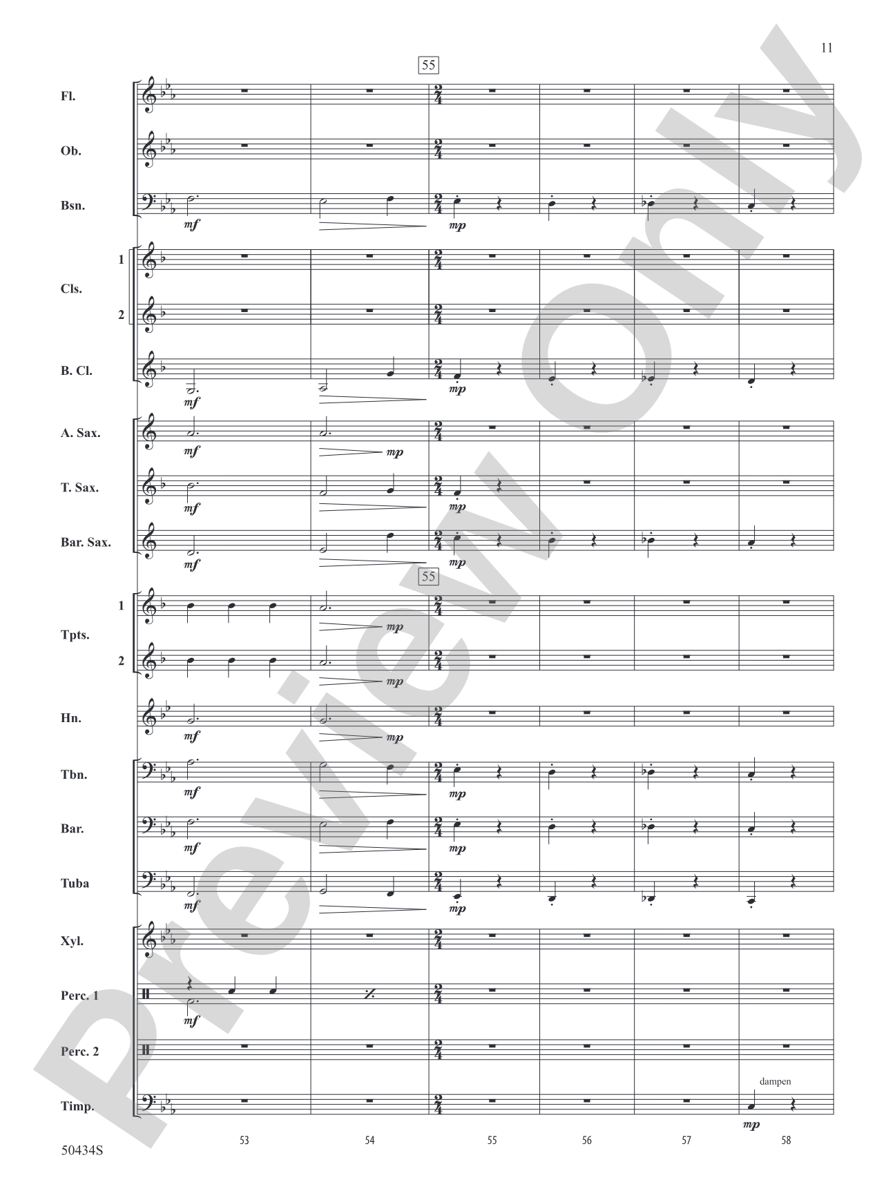 Noche de Brujas: Concert Band Conductor Score & Parts
