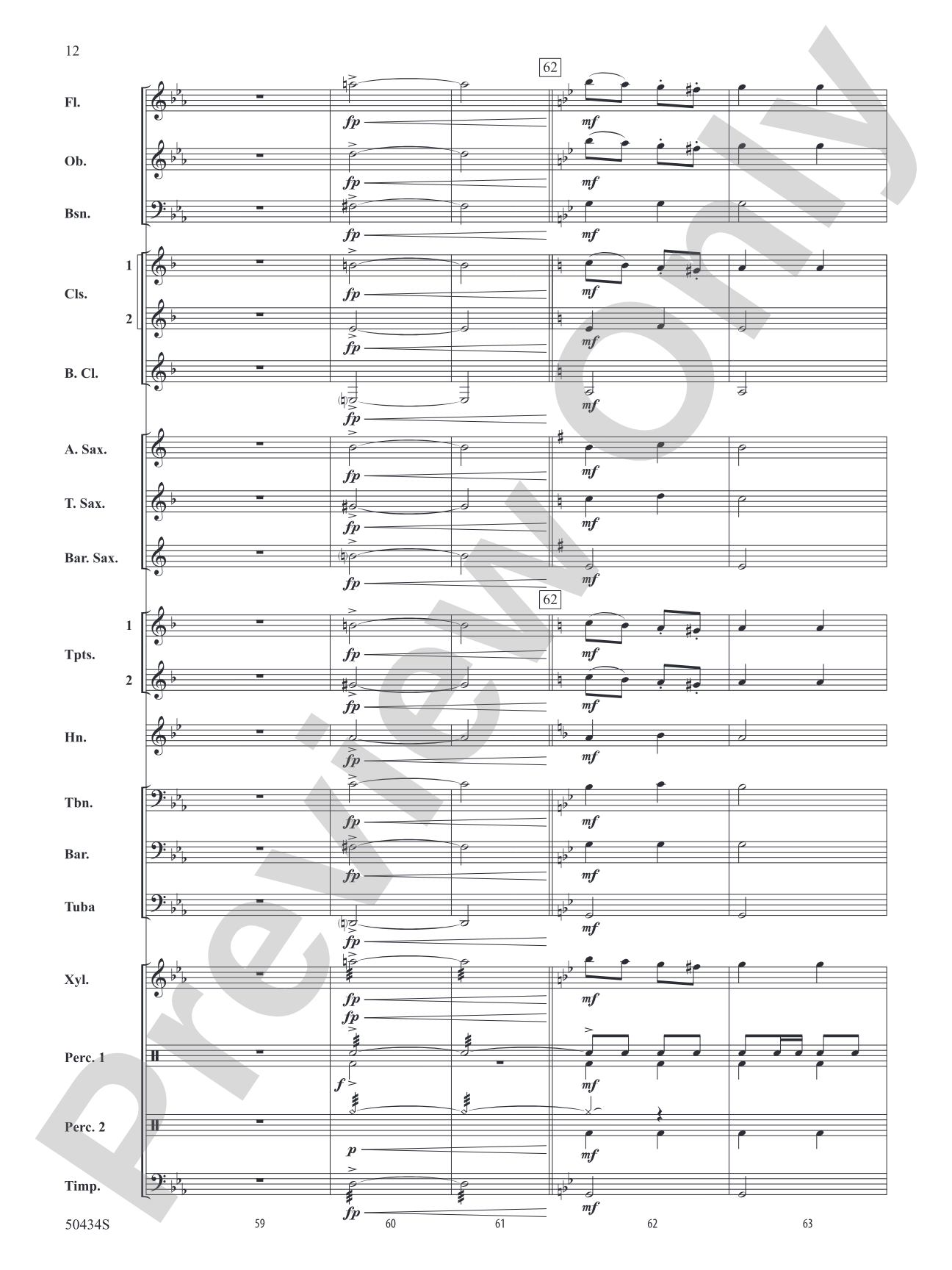 Noche de Brujas: Concert Band Conductor Score & Parts