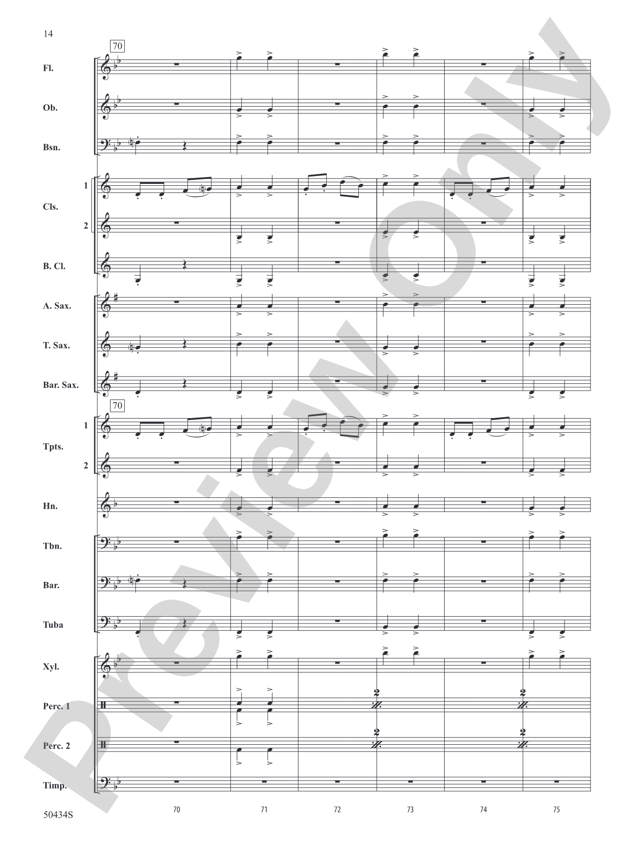 Noche de Brujas: Concert Band Conductor Score & Parts