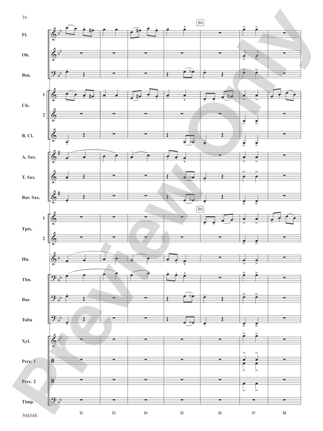Noche de Brujas: Concert Band Conductor Score & Parts