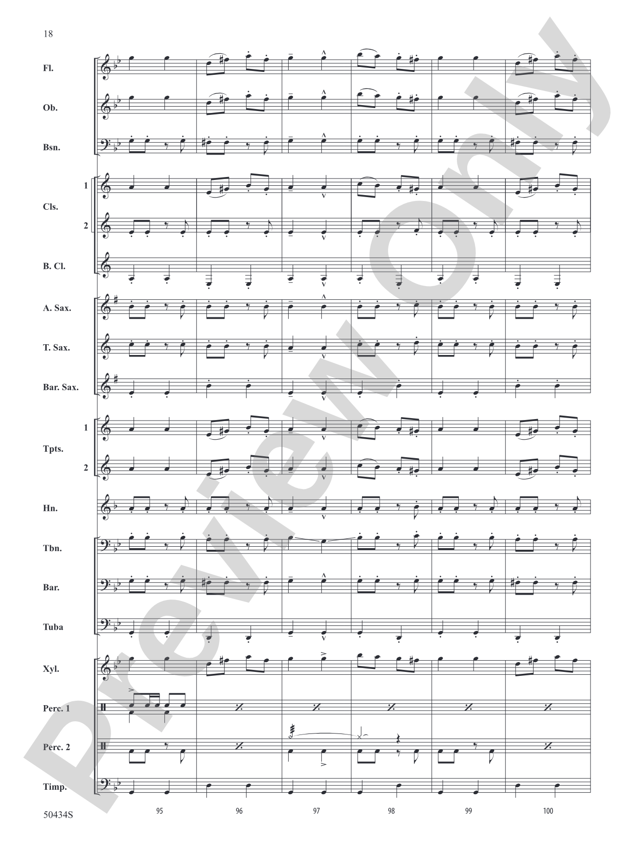 Noche de Brujas: Concert Band Conductor Score & Parts