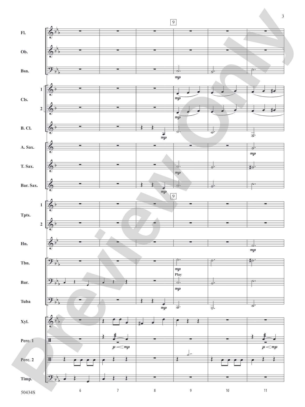Noche de Brujas: Concert Band Conductor Score & Parts