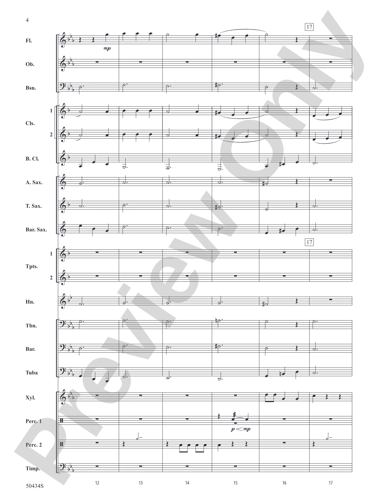 Noche de Brujas: Concert Band Conductor Score & Parts