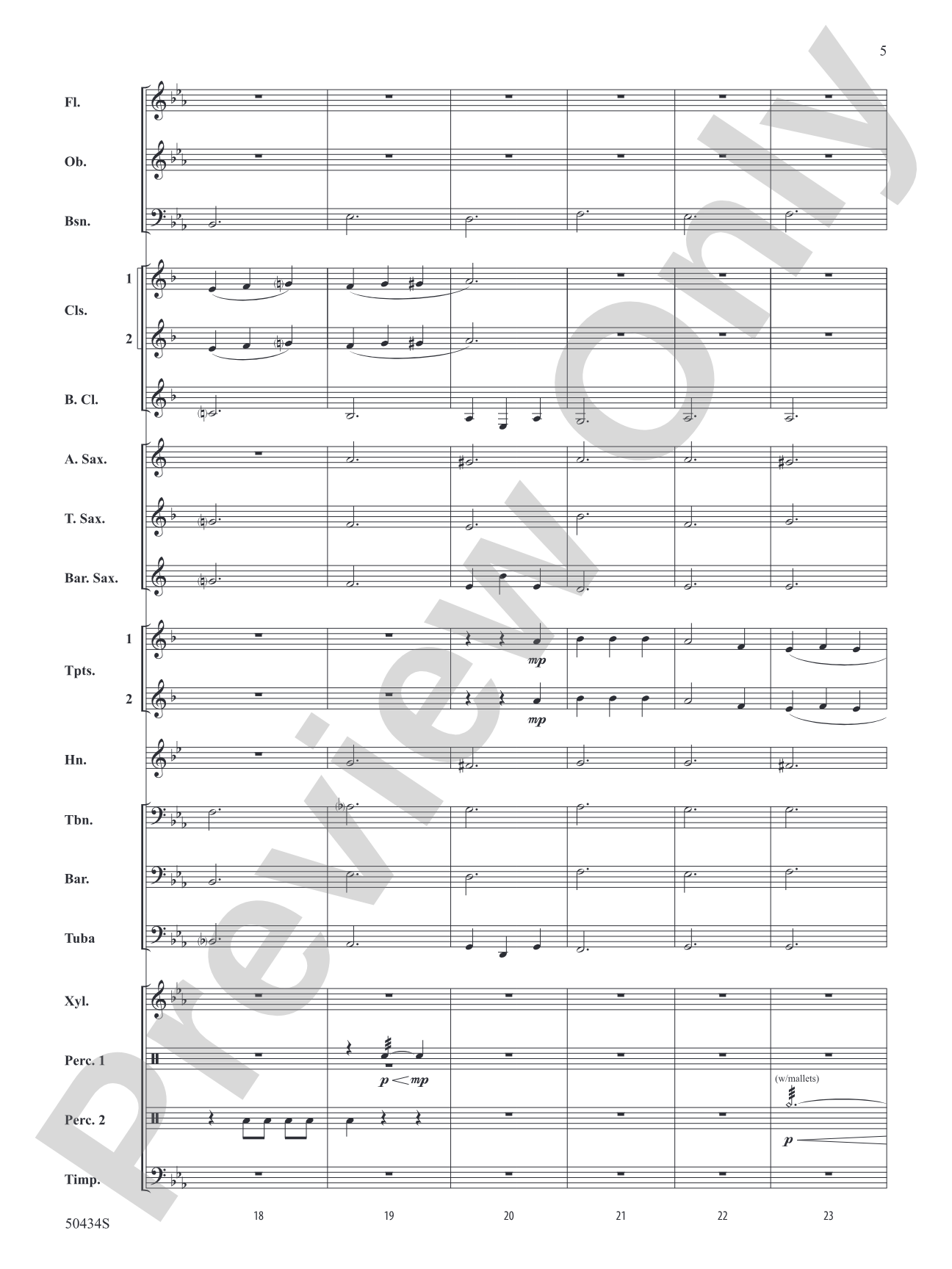 Noche de Brujas: Concert Band Conductor Score & Parts