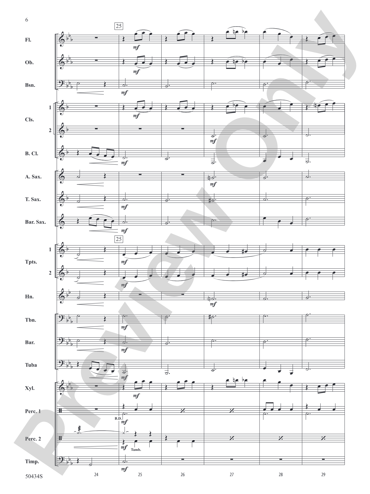 Noche de Brujas: Concert Band Conductor Score & Parts