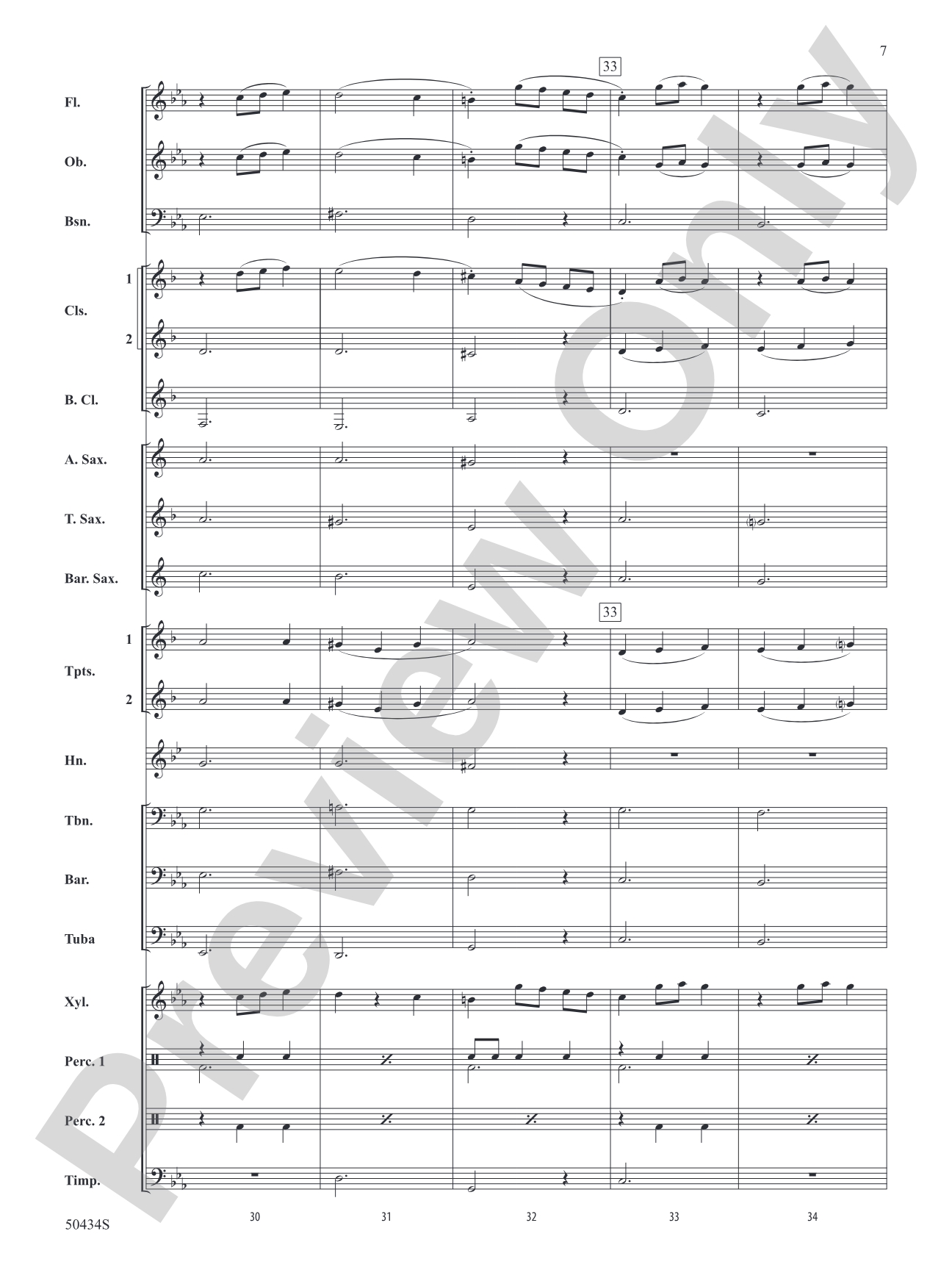 Noche de Brujas: Concert Band Conductor Score & Parts