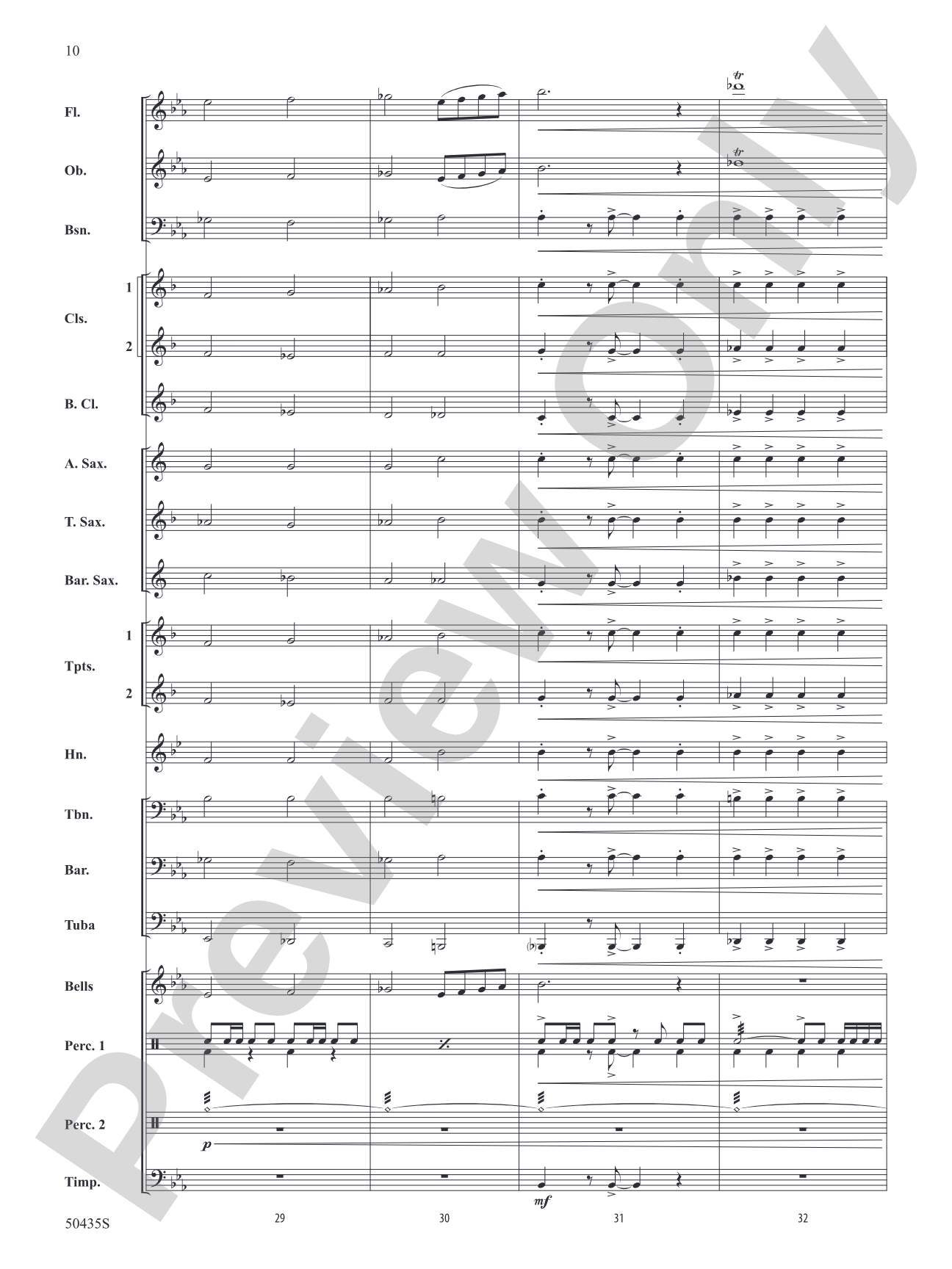 Vivacity: Concert Band Conductor Score & Parts