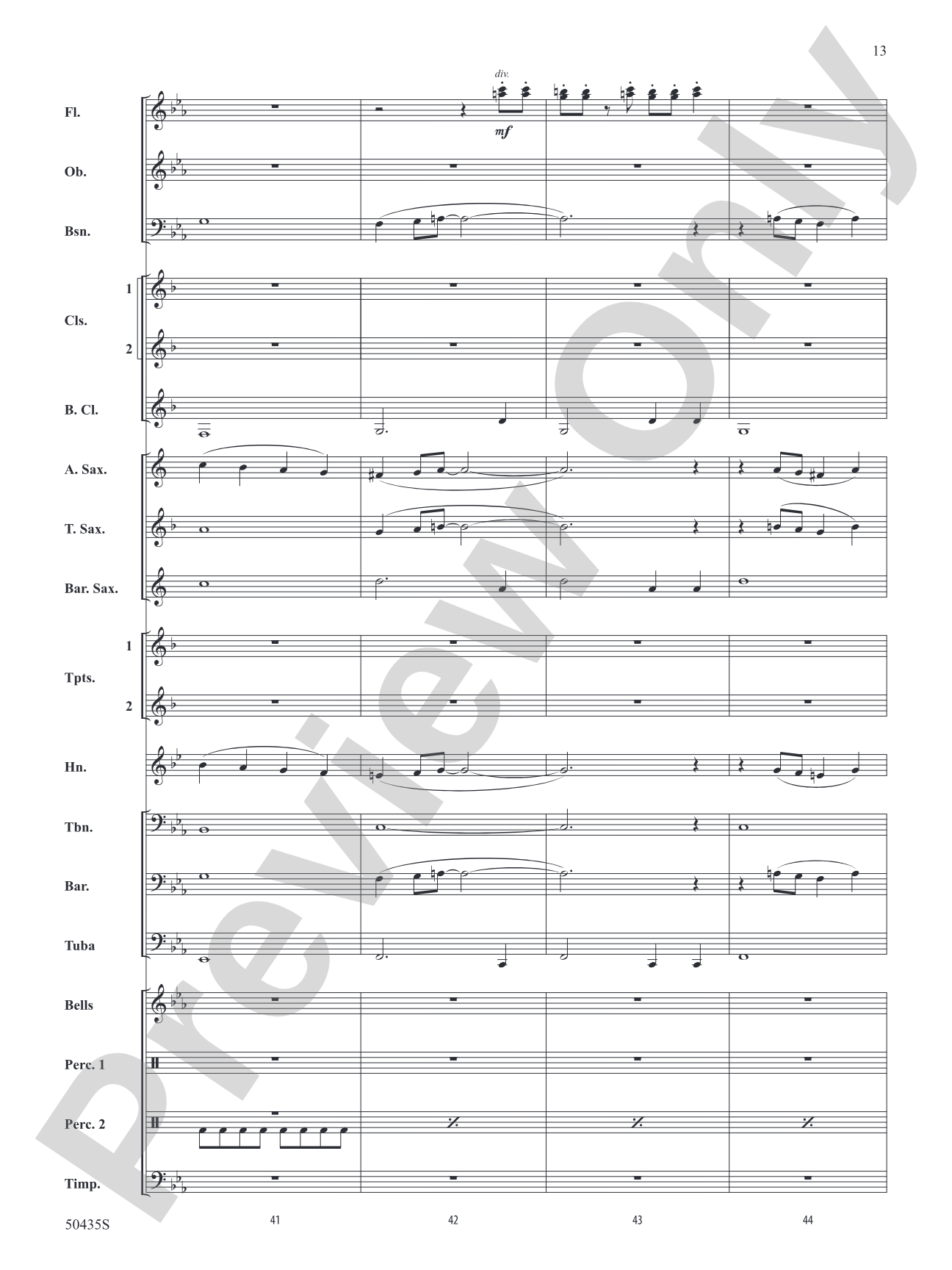 Vivacity: Concert Band Conductor Score & Parts
