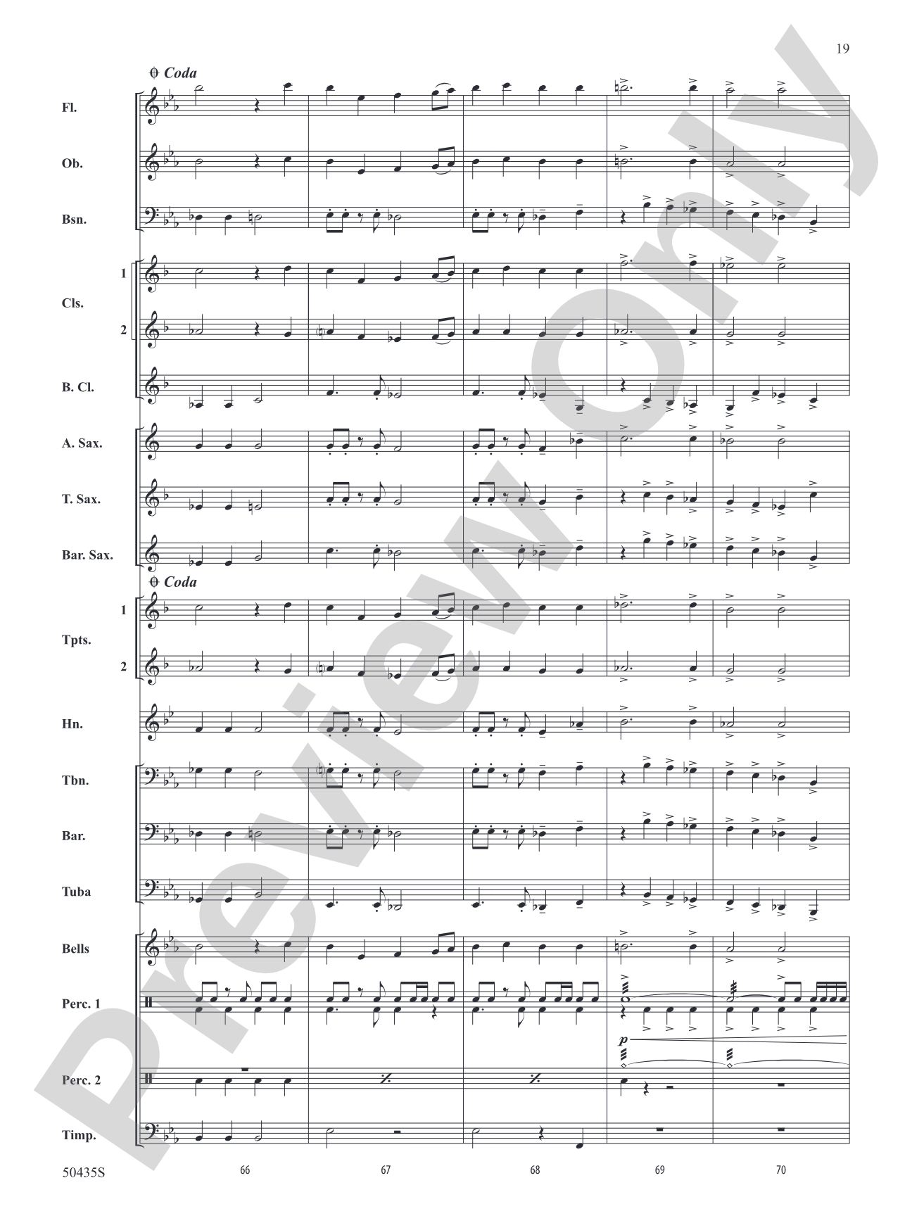 Vivacity: Concert Band Conductor Score & Parts