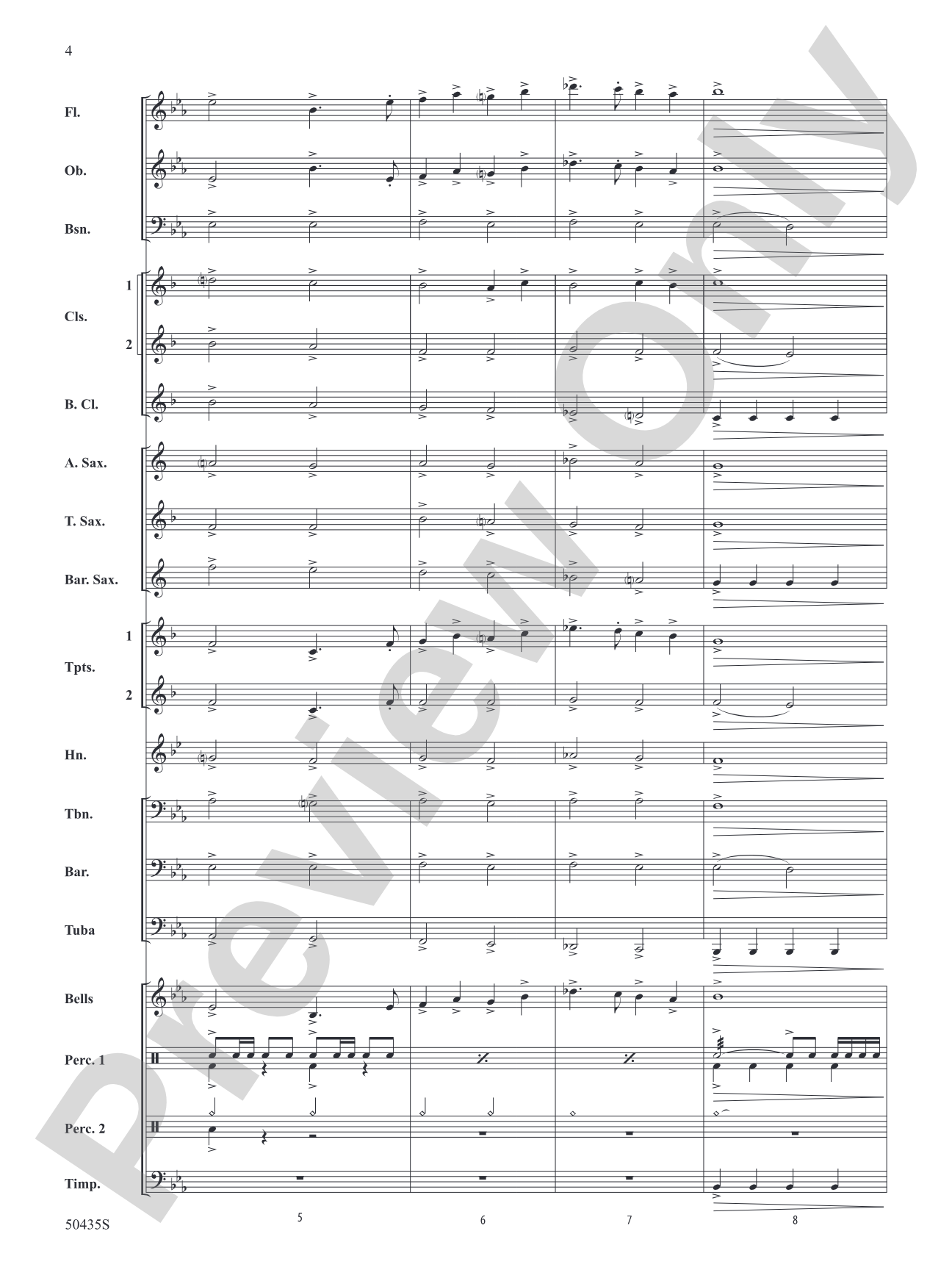 Vivacity: Concert Band Conductor Score & Parts