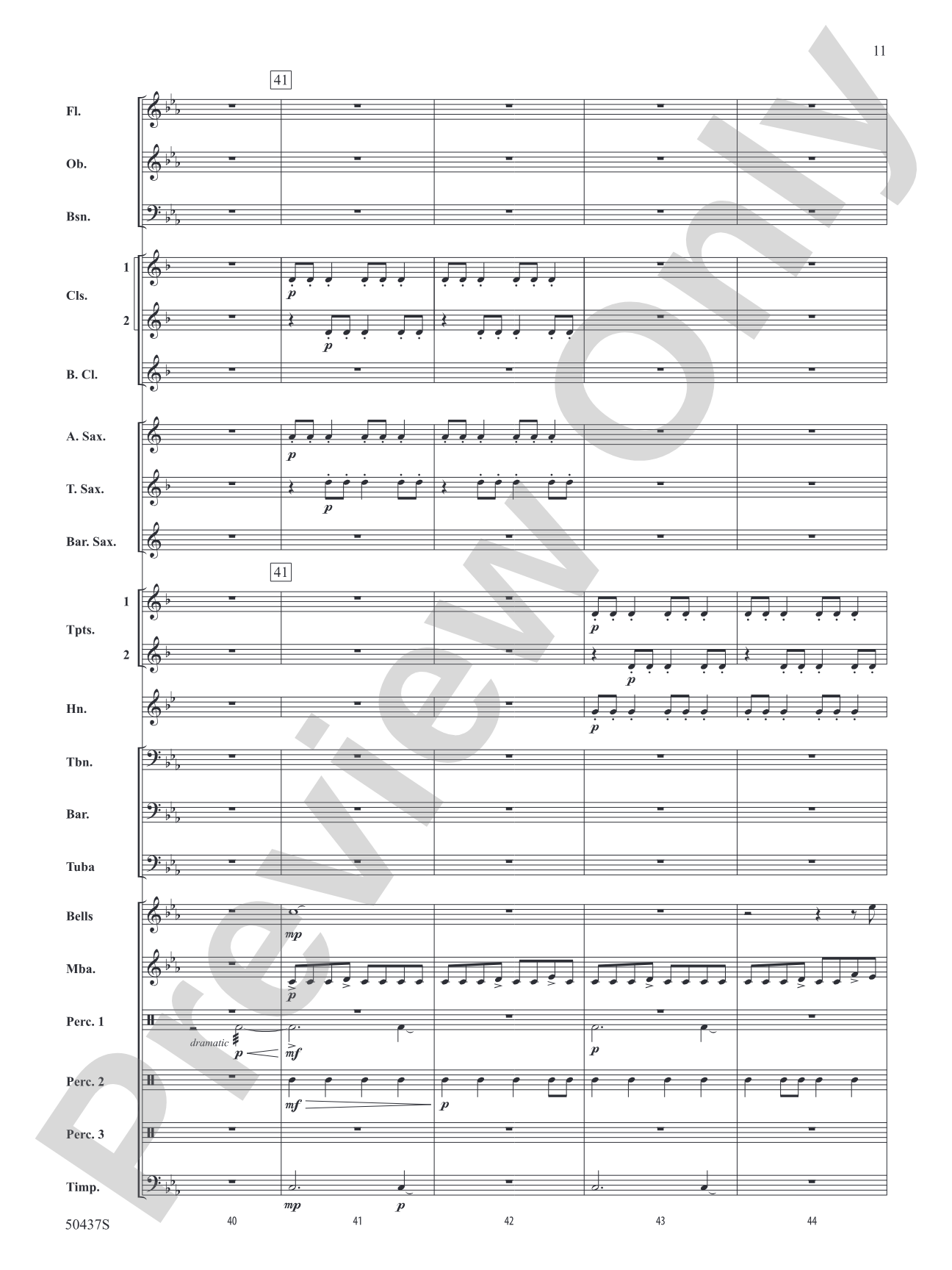 Relentless Pursuit: Concert Band Conductor Score & Parts