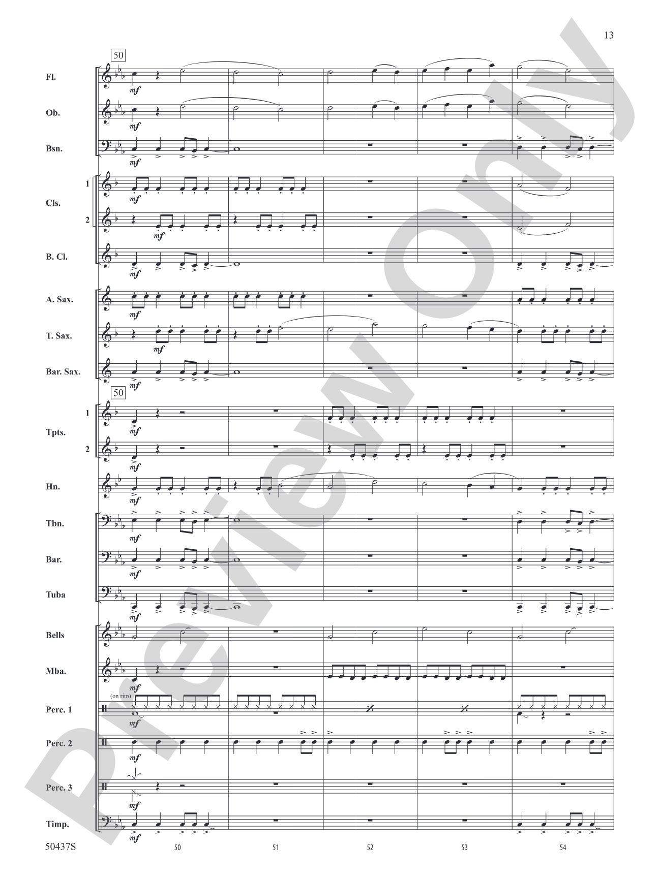 Relentless Pursuit: Concert Band Conductor Score & Parts