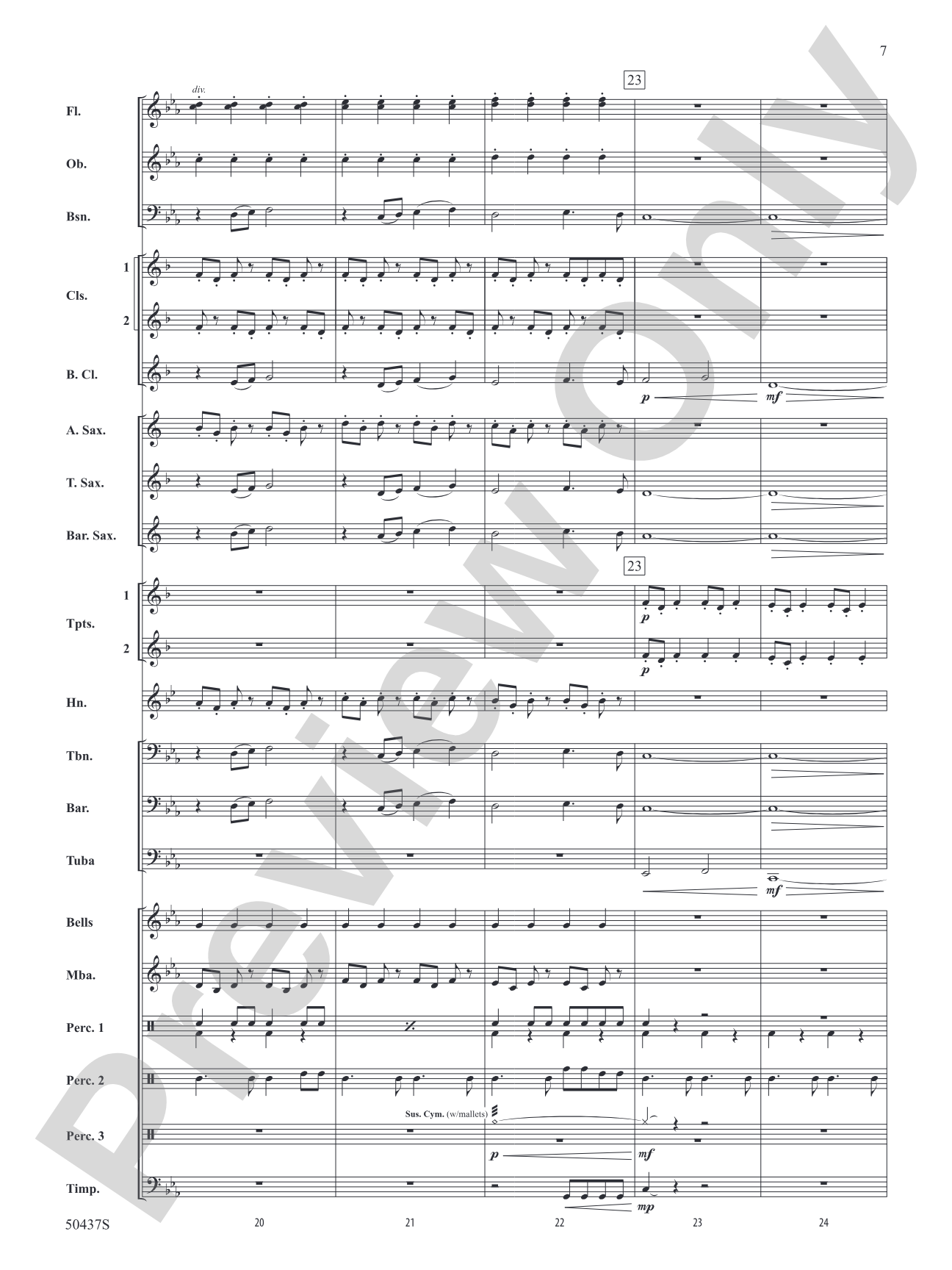 Relentless Pursuit: Concert Band Conductor Score & Parts
