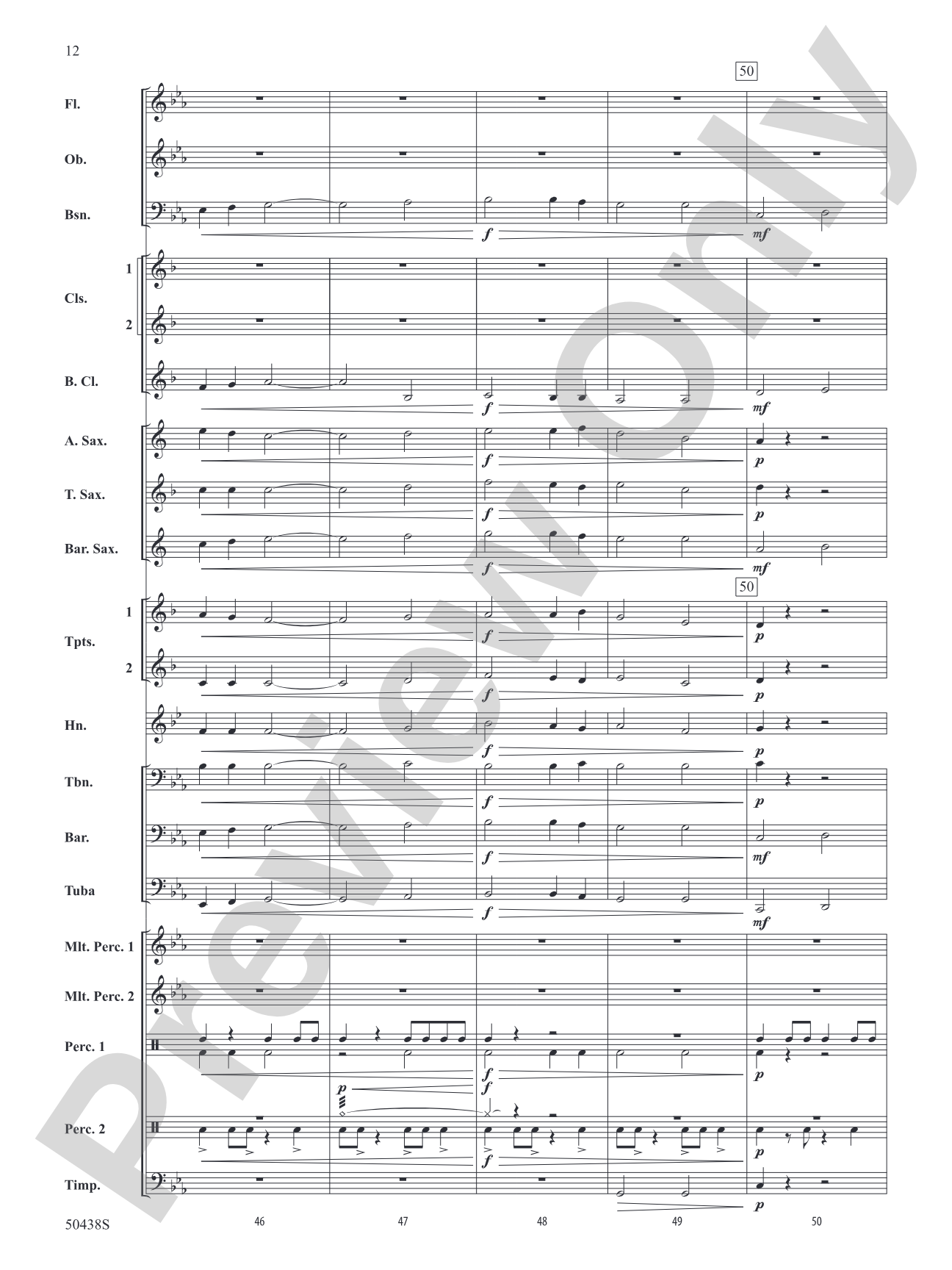 Whispers of Avalon: Concert Band Conductor Score & Parts