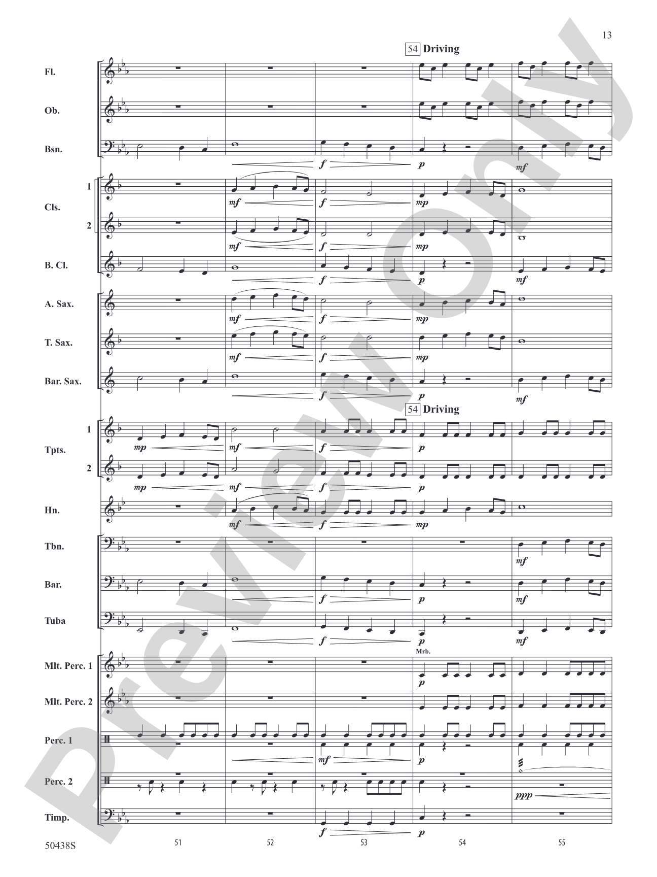 Whispers of Avalon: Concert Band Conductor Score & Parts