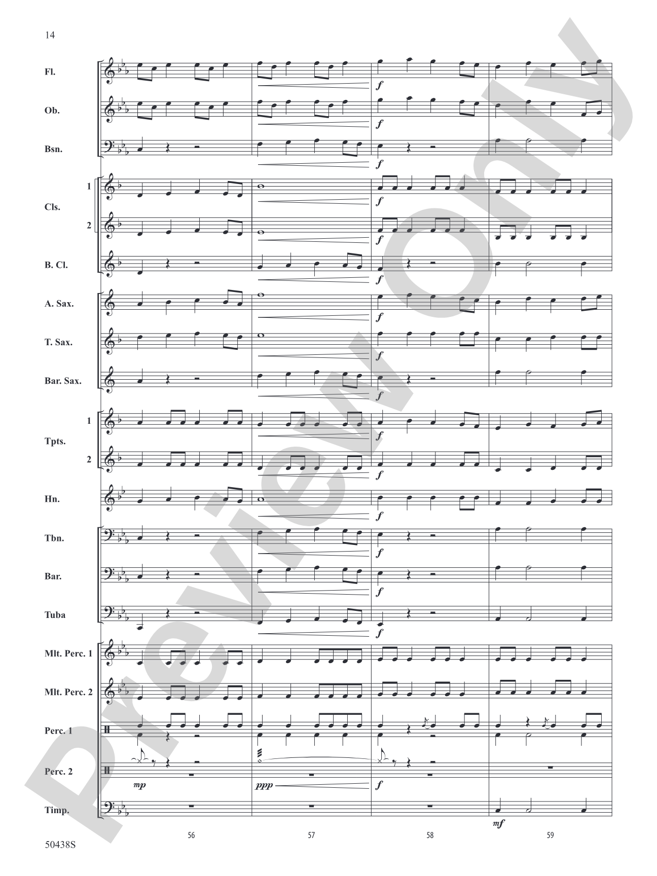 Whispers of Avalon: Concert Band Conductor Score & Parts