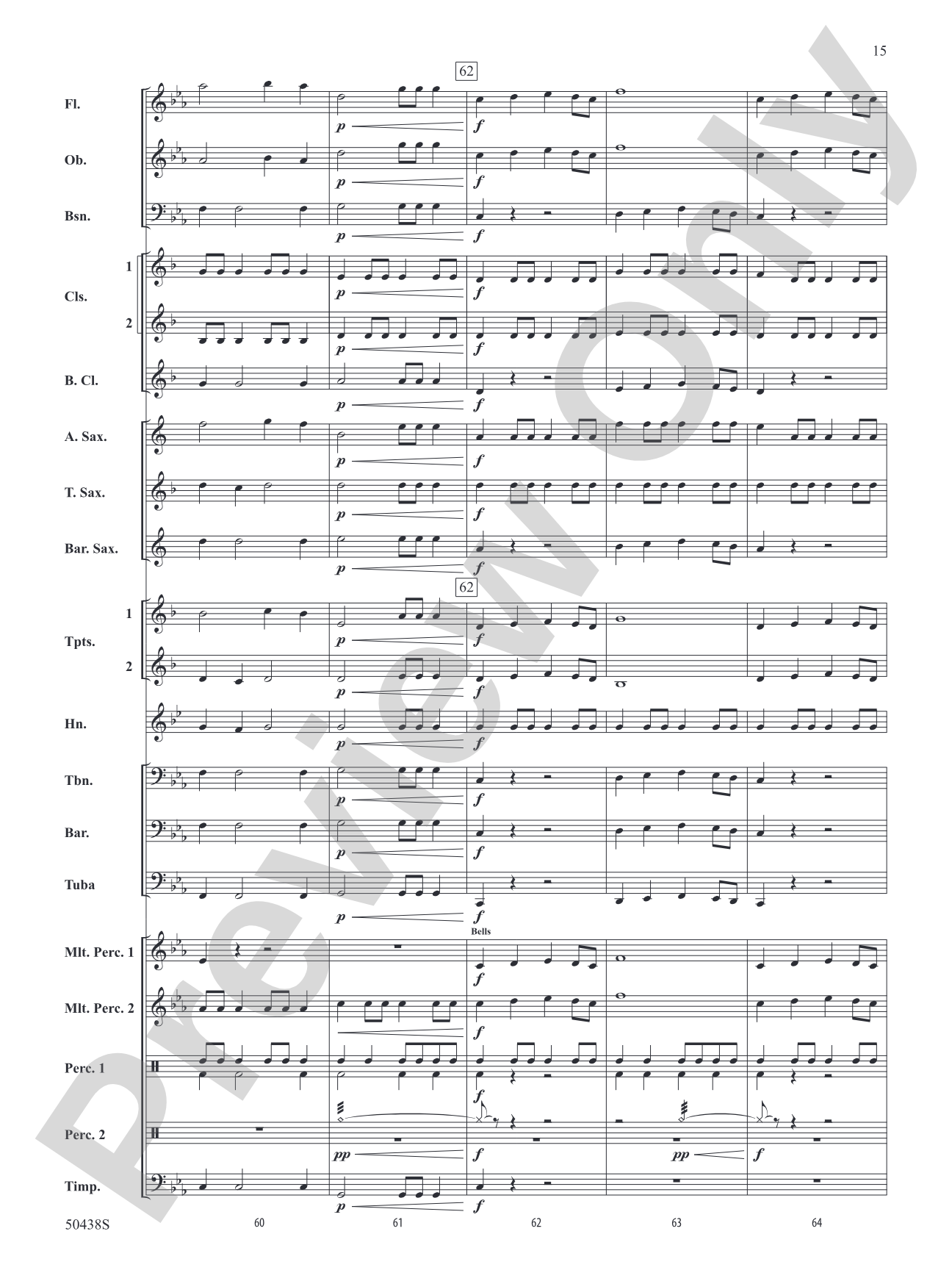 Whispers of Avalon: Concert Band Conductor Score & Parts