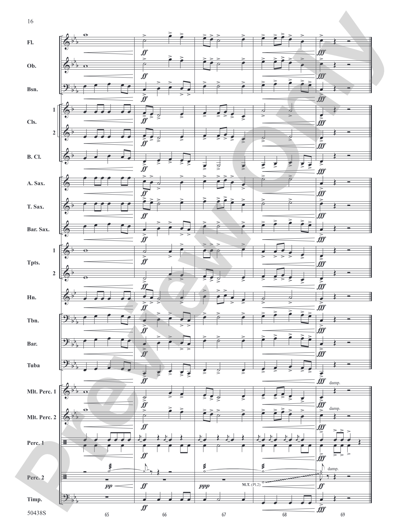 Whispers of Avalon: Concert Band Conductor Score & Parts