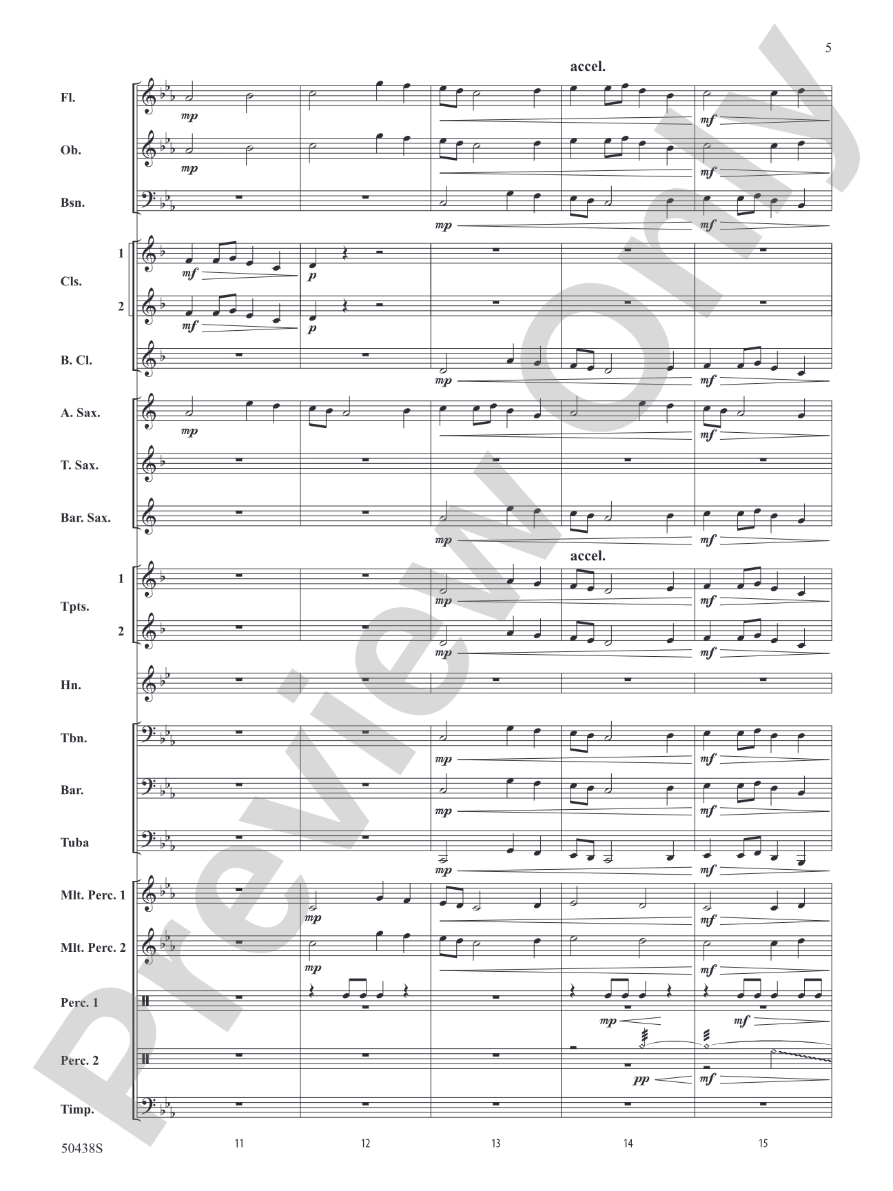 Whispers of Avalon: Concert Band Conductor Score & Parts