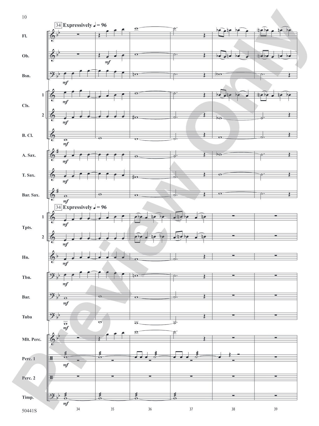 Rhapsody in Blue: Concert Band Conductor Score & Parts