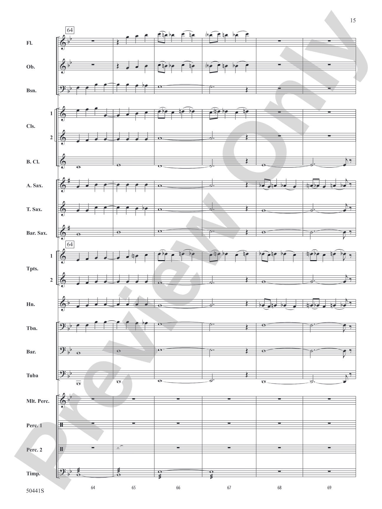 Rhapsody in Blue: Concert Band Conductor Score & Parts