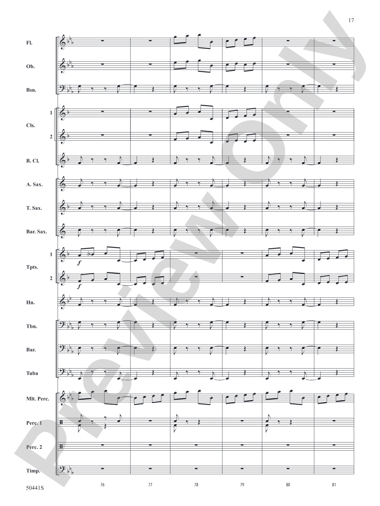 Rhapsody in Blue: Concert Band Conductor Score & Parts