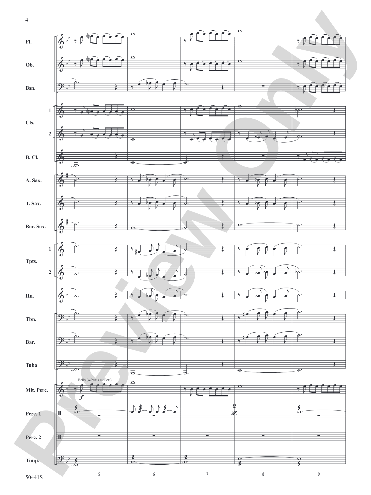 Rhapsody in Blue: Concert Band Conductor Score & Parts