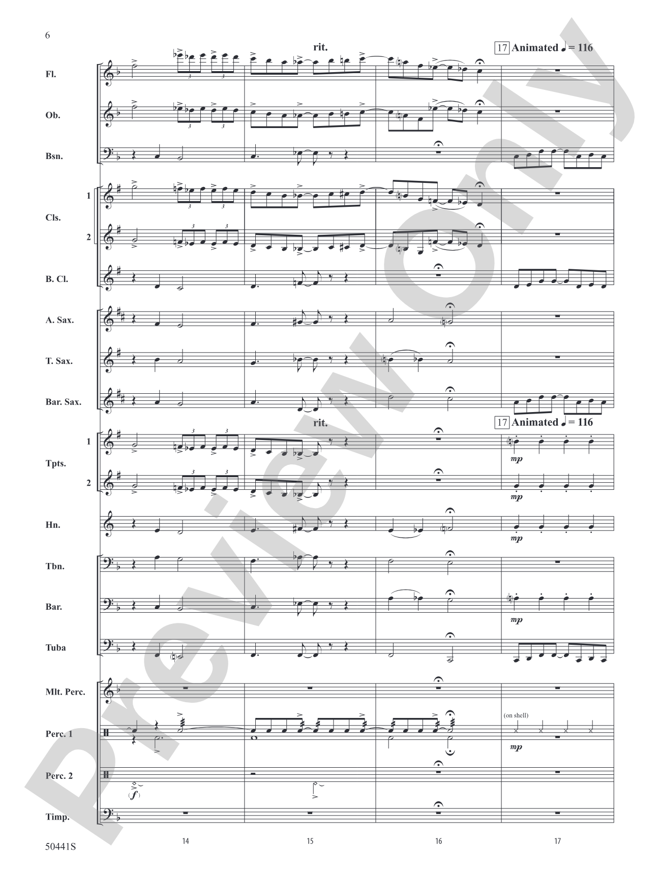 Rhapsody in Blue: Concert Band Conductor Score & Parts