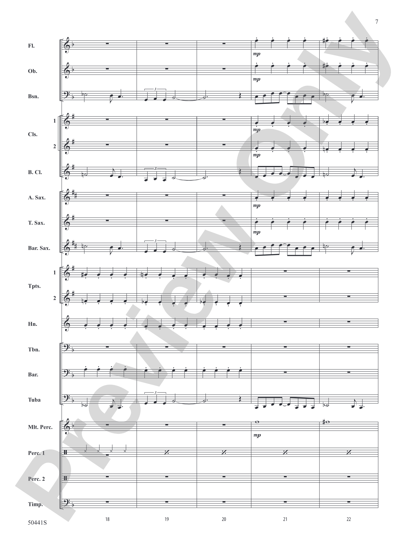 Rhapsody in Blue: Concert Band Conductor Score & Parts