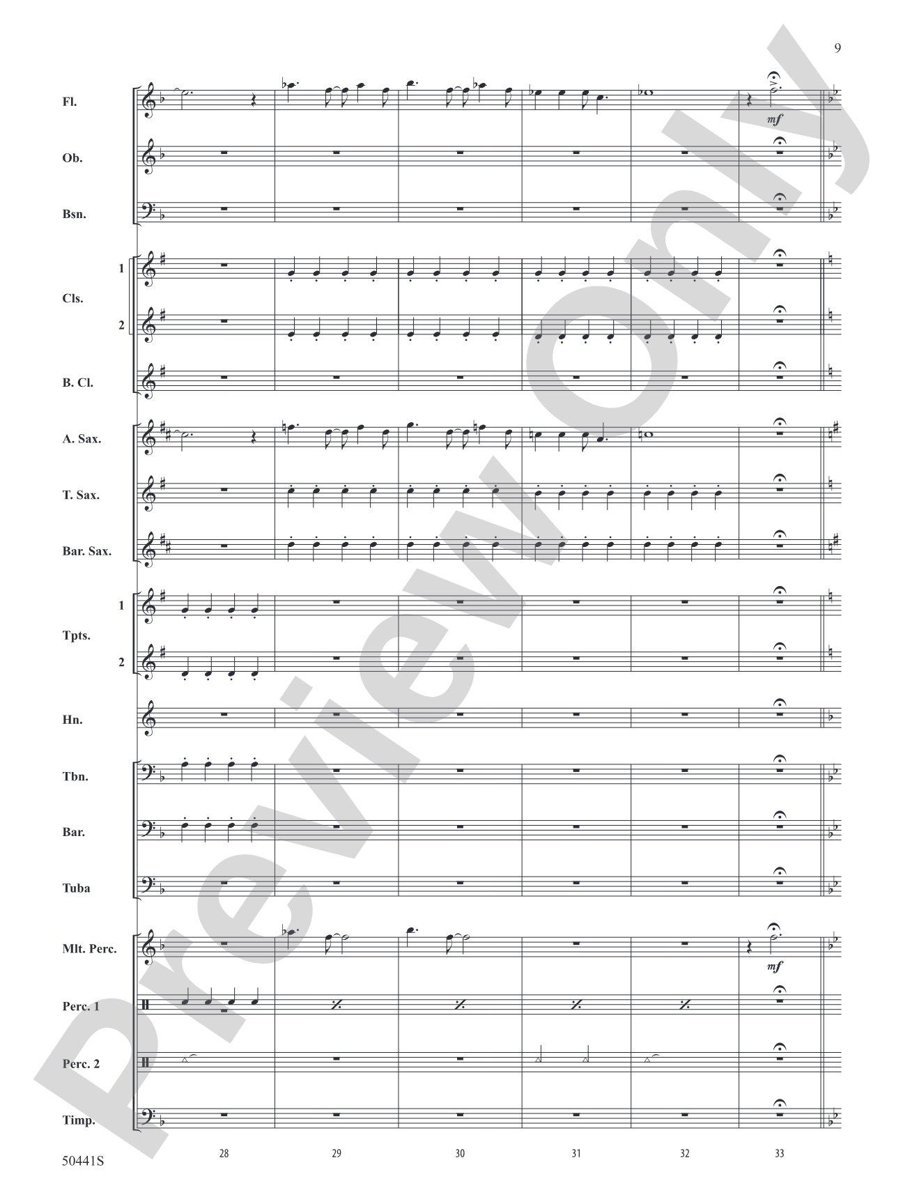 Rhapsody in Blue: Concert Band Conductor Score & Parts