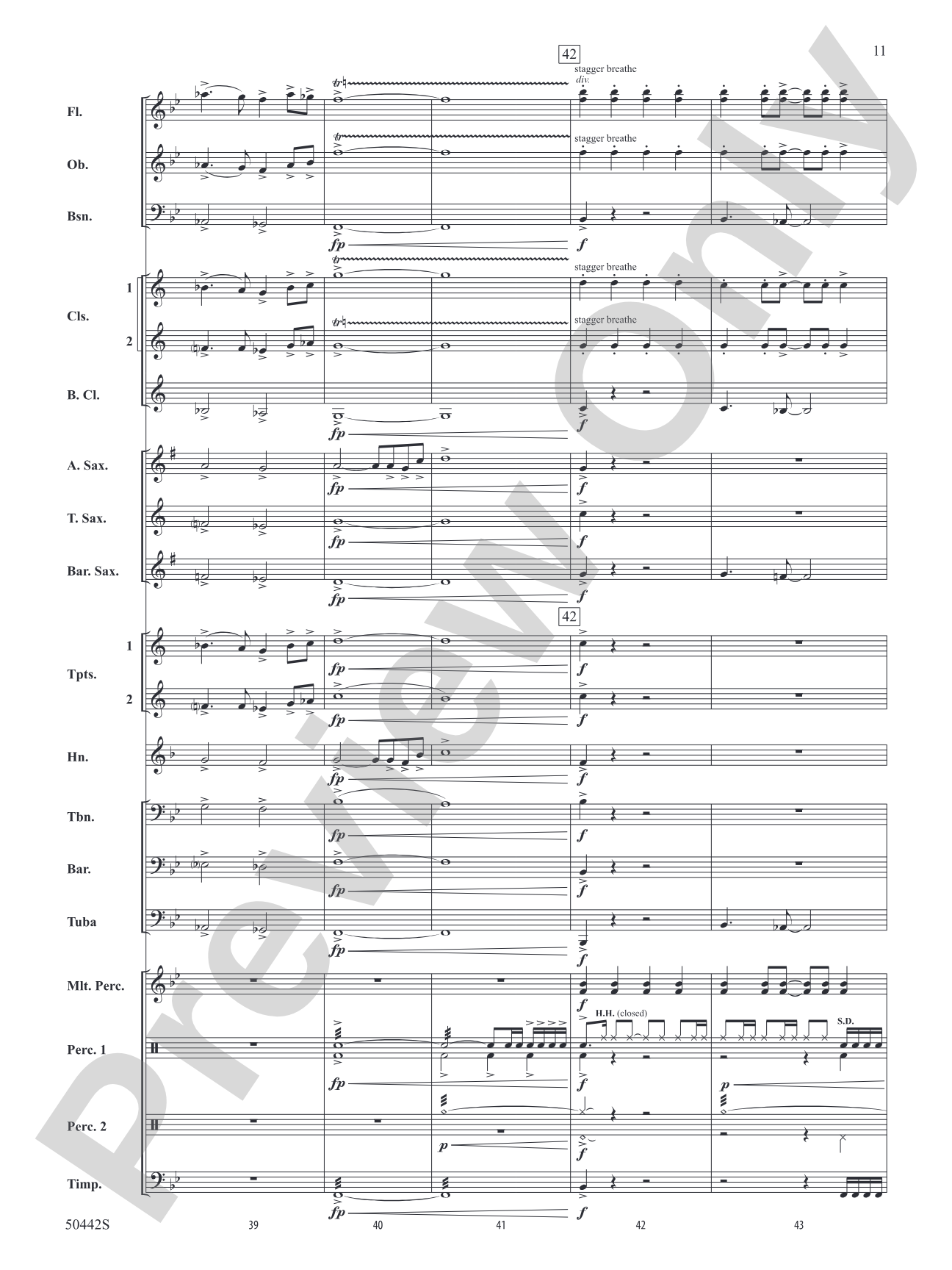 Swing for the Fences: Concert Band Conductor Score & Parts