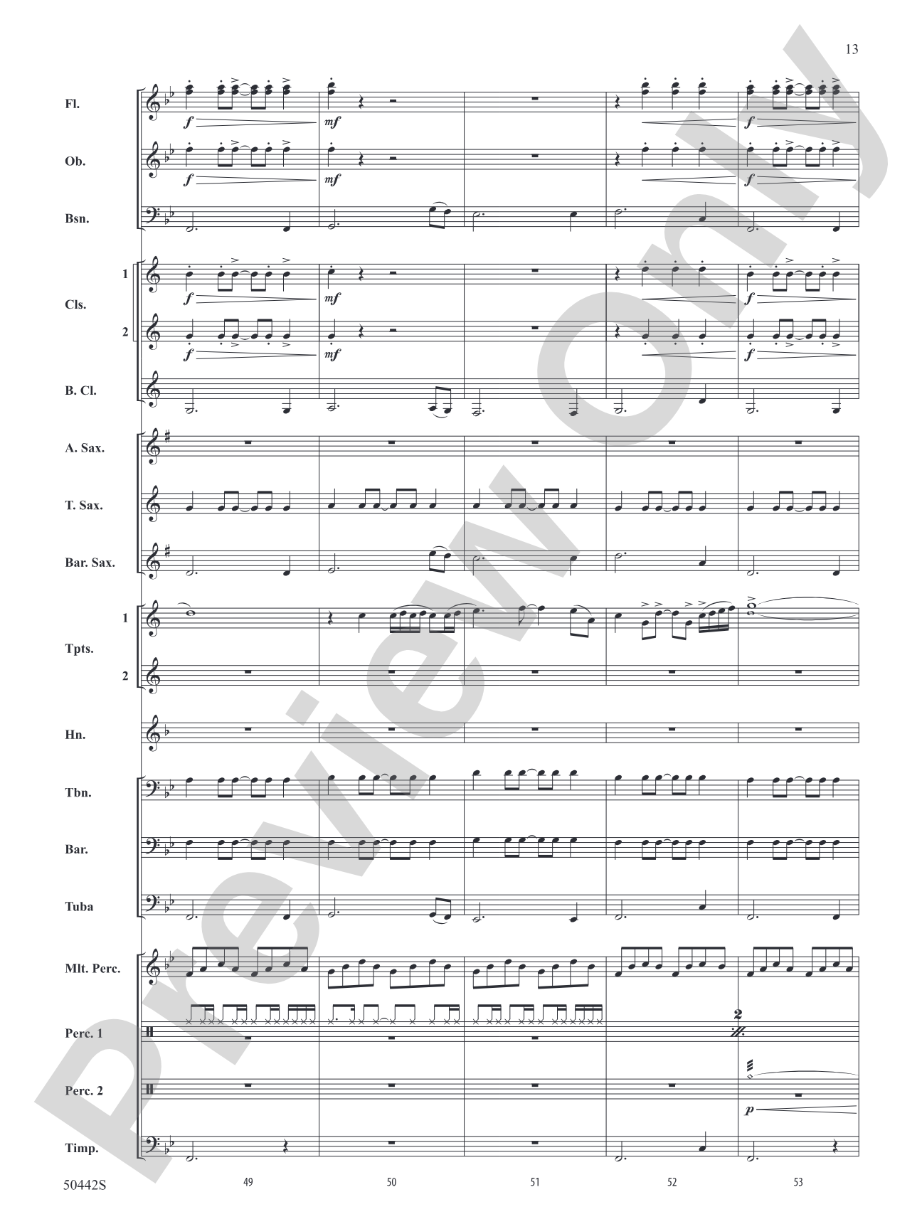Swing for the Fences: Concert Band Conductor Score & Parts
