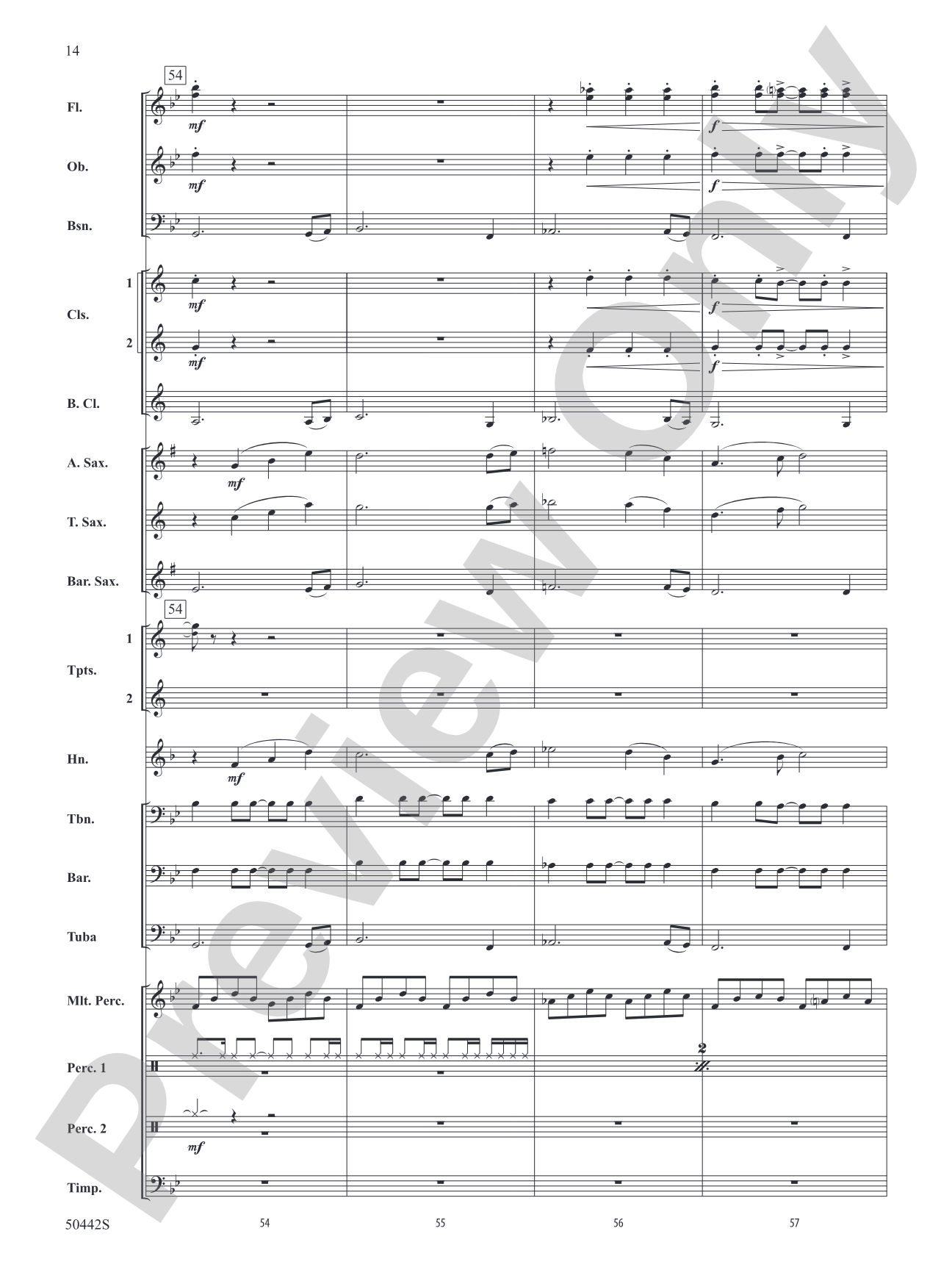 Swing for the Fences: Concert Band Conductor Score & Parts