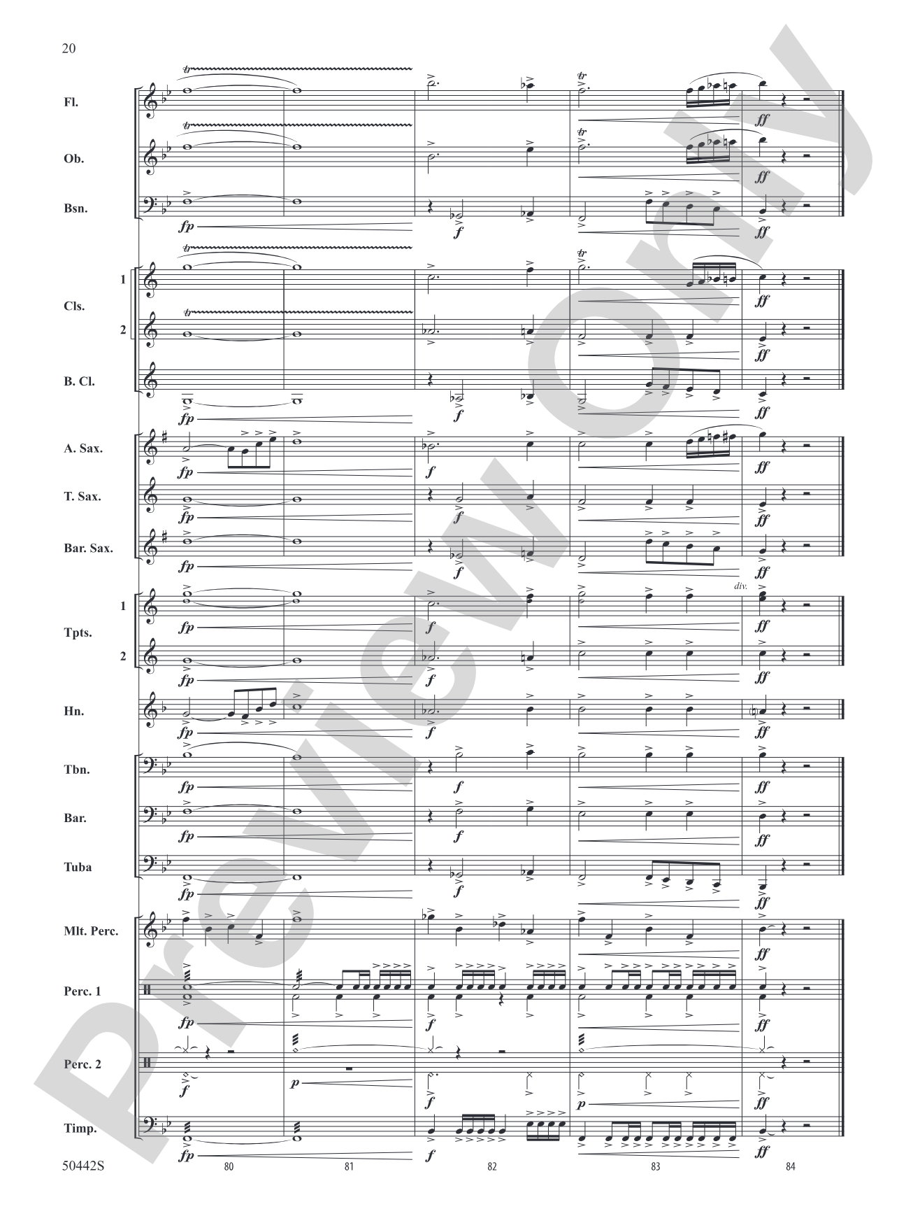 Swing for the Fences: Concert Band Conductor Score & Parts