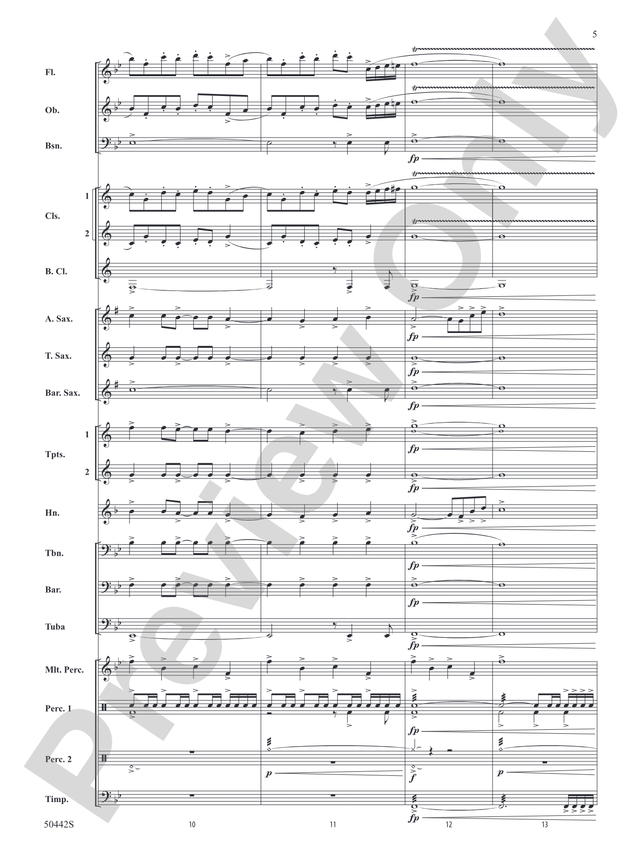 Swing for the Fences: Concert Band Conductor Score & Parts