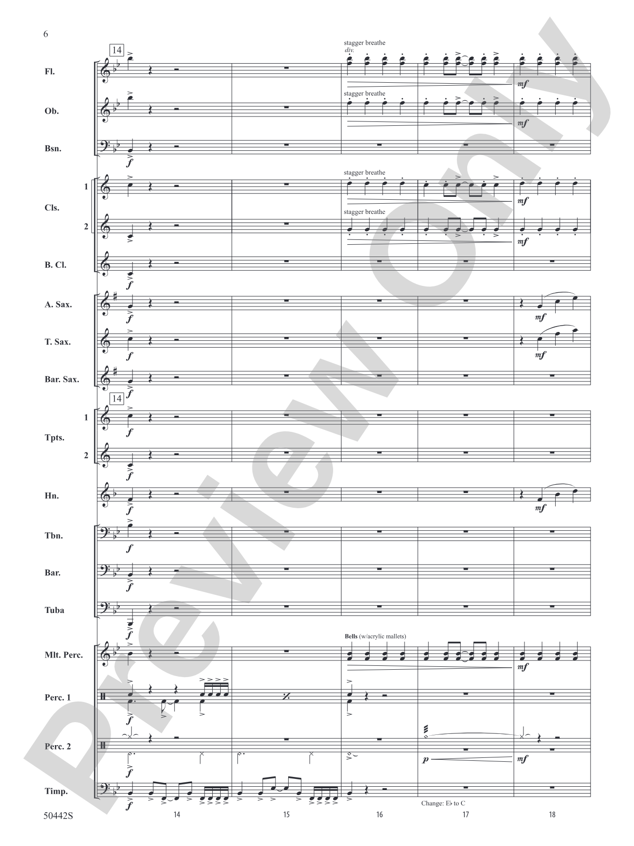 Swing for the Fences: Concert Band Conductor Score & Parts